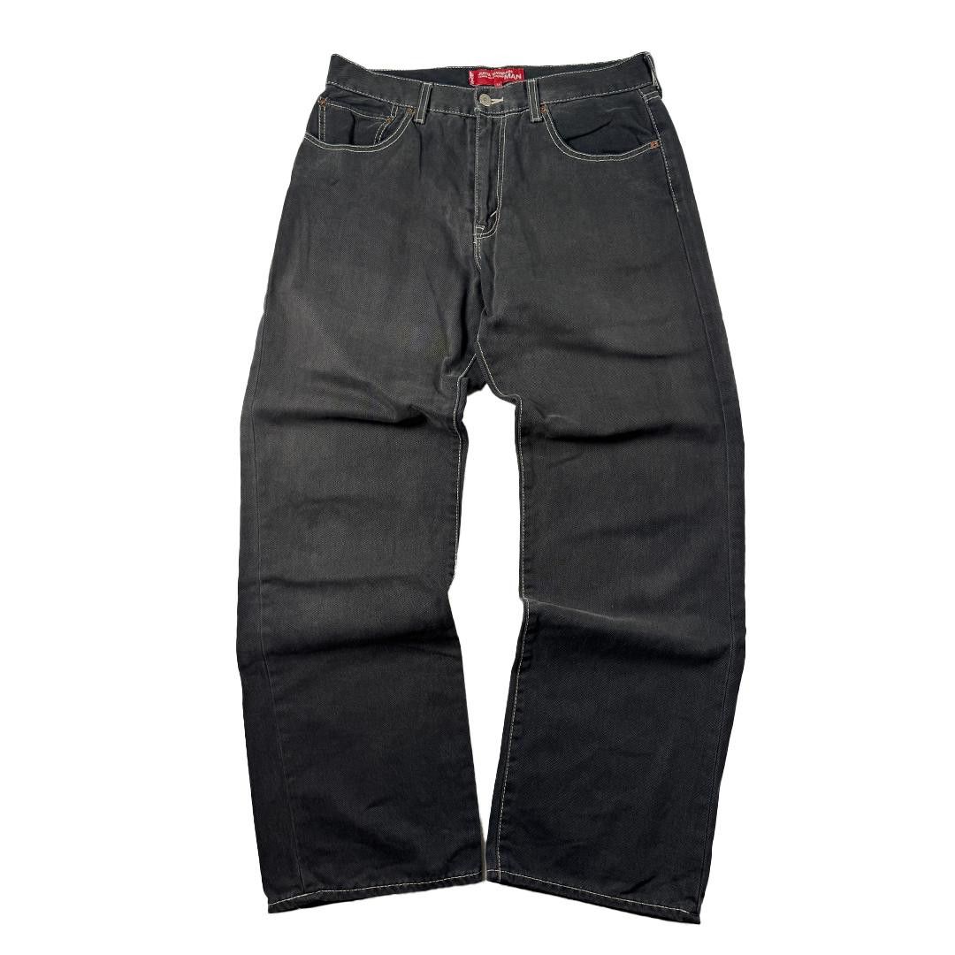 Comme des Garcons 2003 Wool Denim Pants | Grailed