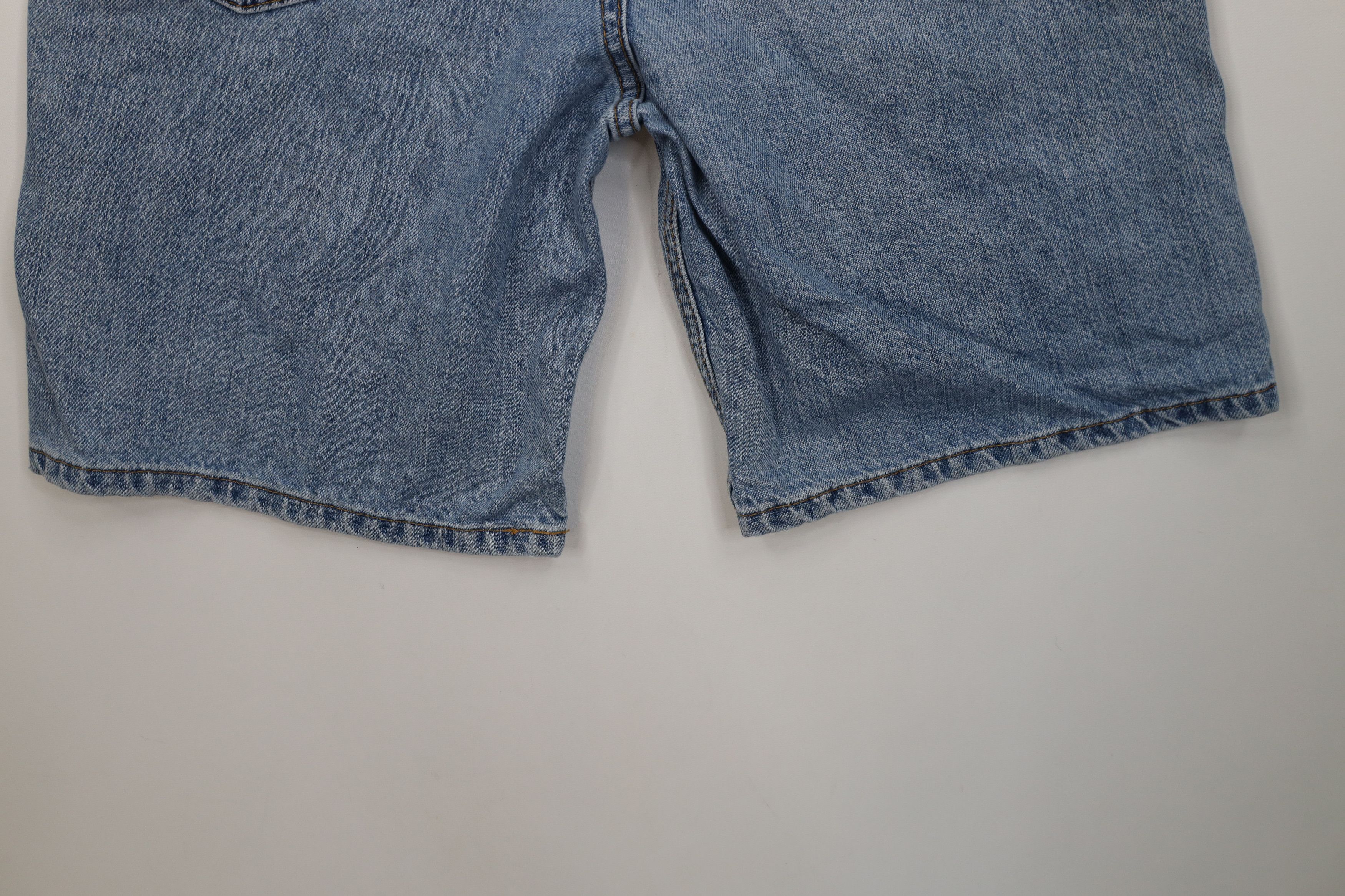 Levi's Vintage Y2K Levis 550 Fit Denim Jean Shorts Jorts Blue Size US 33 - 14 Thumbnail