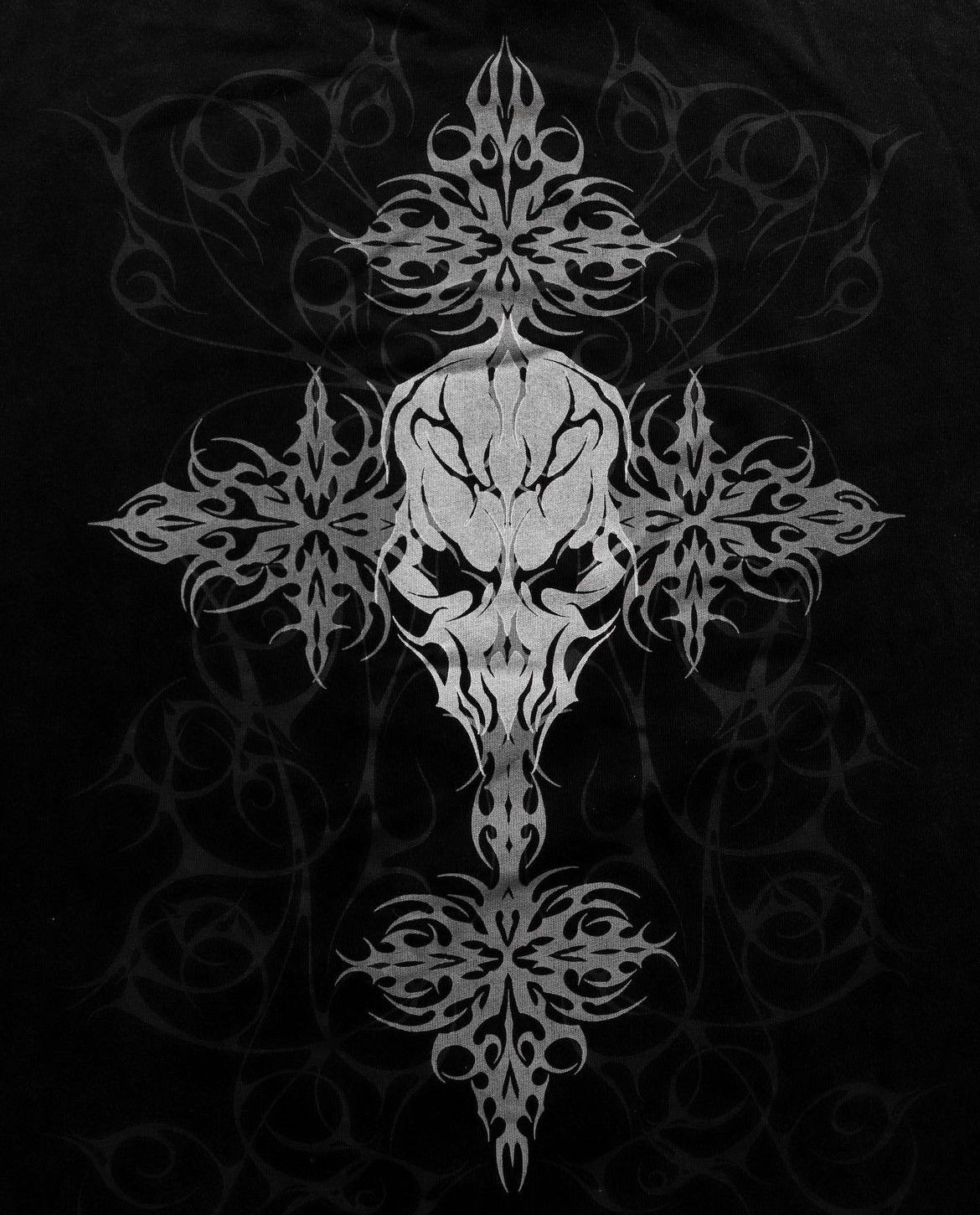 Affliction × Japanese Brand onlycurse “Paranoia” tee, Heavyweight Jumbo print tee Size US L / EU 52-54 / 3 - 5 Thumbnail