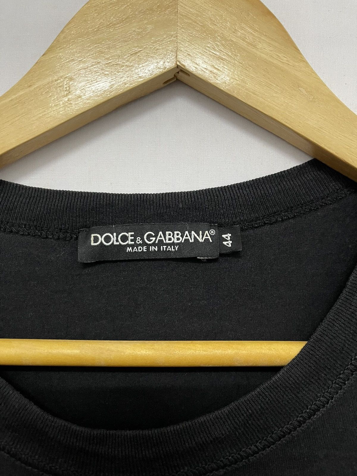 Dolce & Gabbana × Vintage D&G Silicia Calcio Spellout Long Sleeve T-shirt Black Size US S / EU 44-46 / 1 - 4 Thumbnail