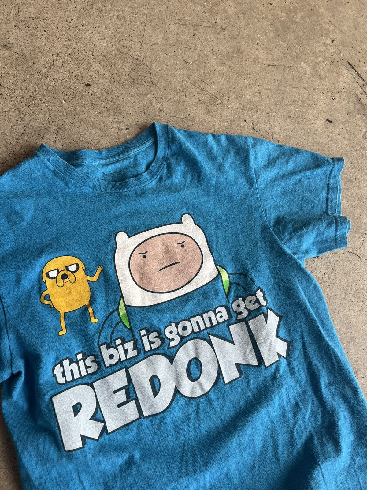 y2k Adventure Time Finn & Jake “Redonk Biz”CN Show Tee