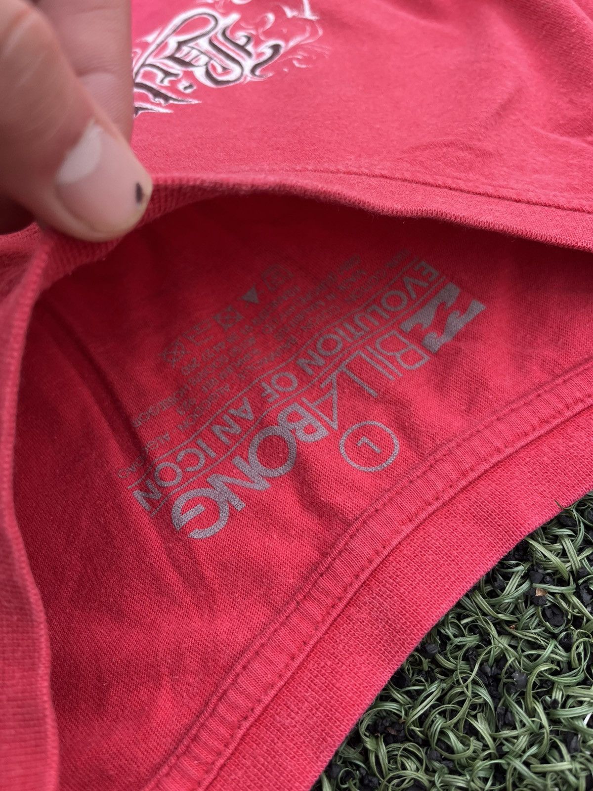 Billabong Billabong Y2K Red Tee Tribal Logo Double Sided Size US L / EU 52-54 / 3 - 9 Thumbnail