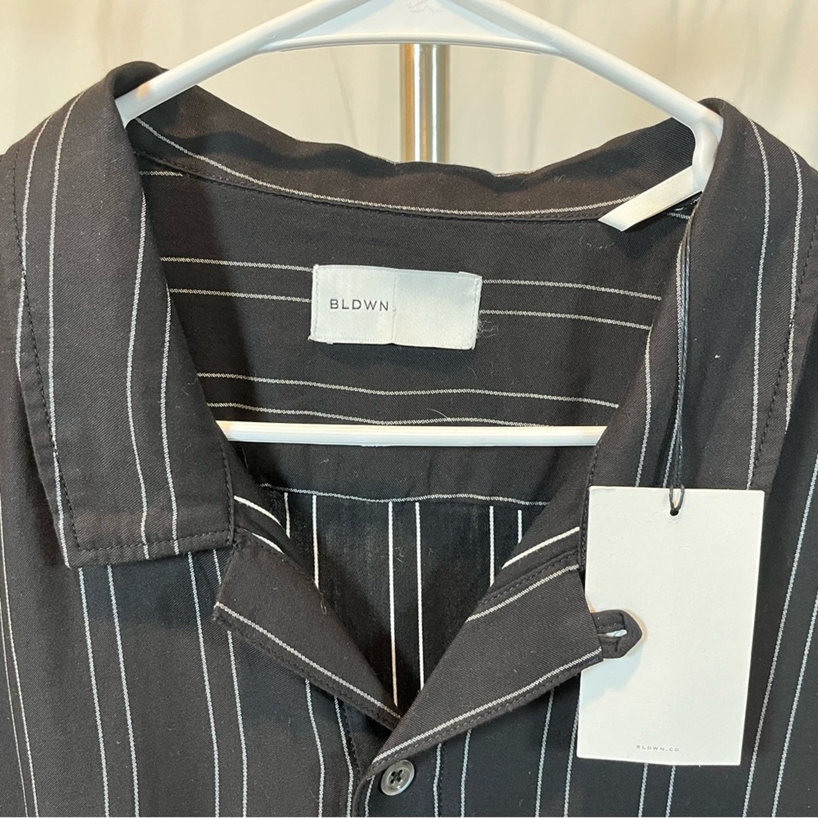 Baldwin Baldwin Black and White Casual Cotton Button Down Shirt Size US XL / EU 56 / 4 - 3 Thumbnail