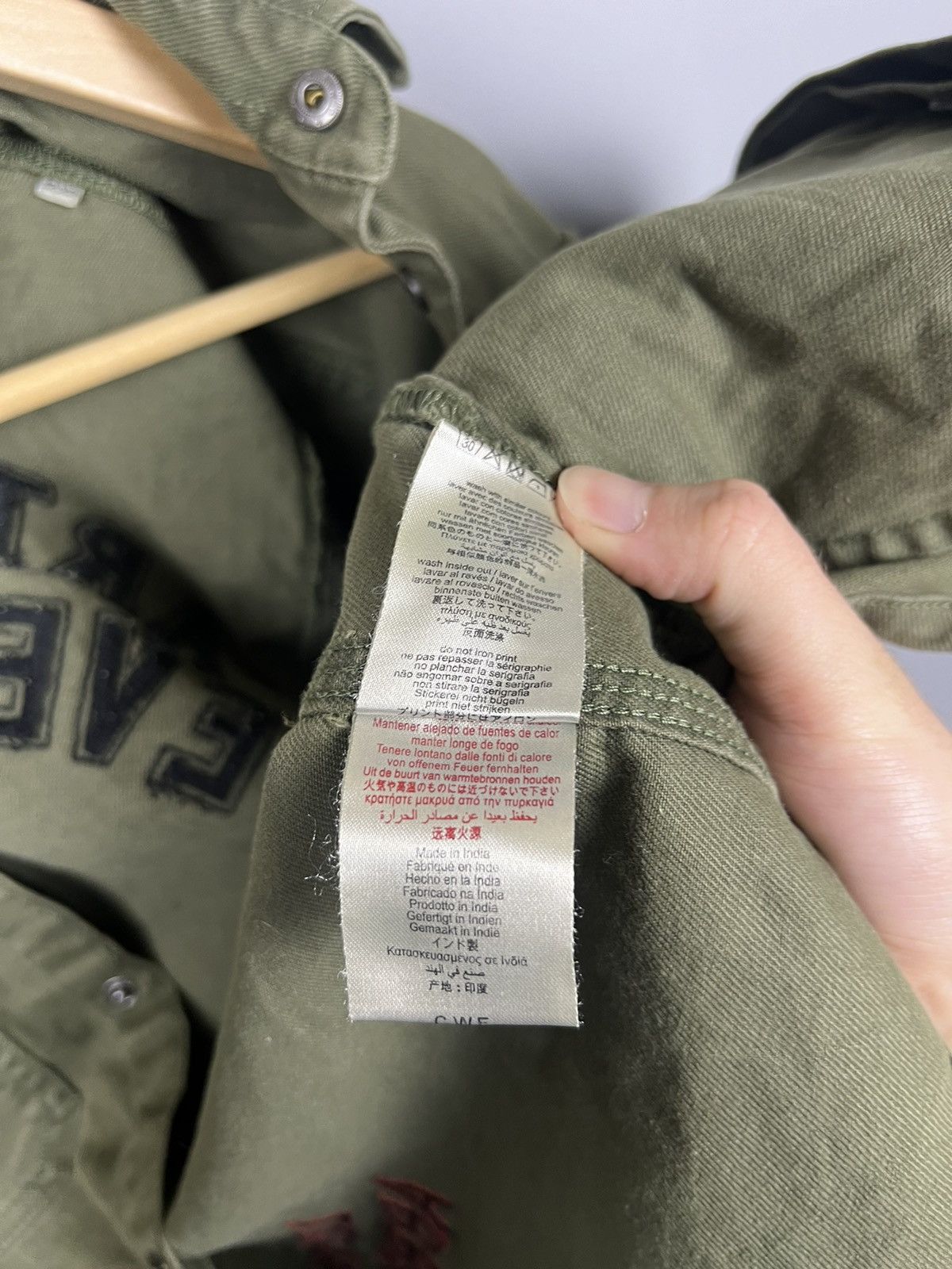 Zadig & Voltaire Zadig & Voltaire Kayak Military Jacket RARE Big Logo Army Size US XS / EU 42 / 0 - 18 Thumbnail