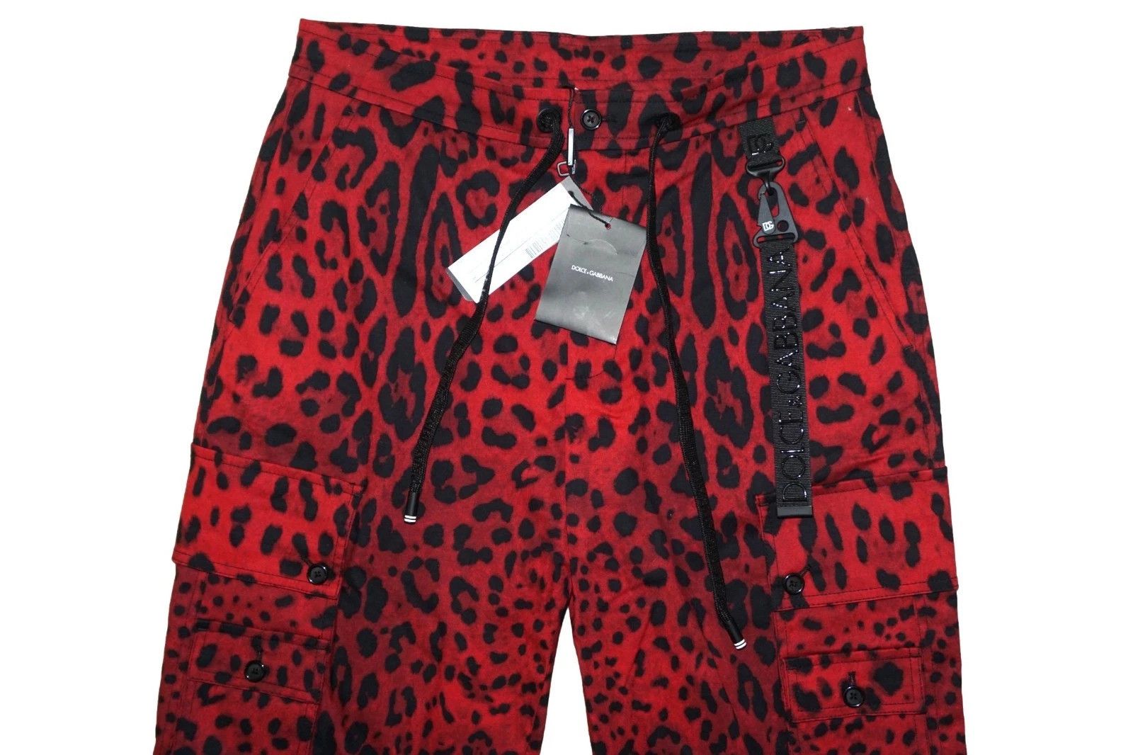 Dolce & Gabbana DOLCE & GABBANA LEOPARD PRINT CARGO PANT Size US 28 / EU 44 - 1 Thumbnail