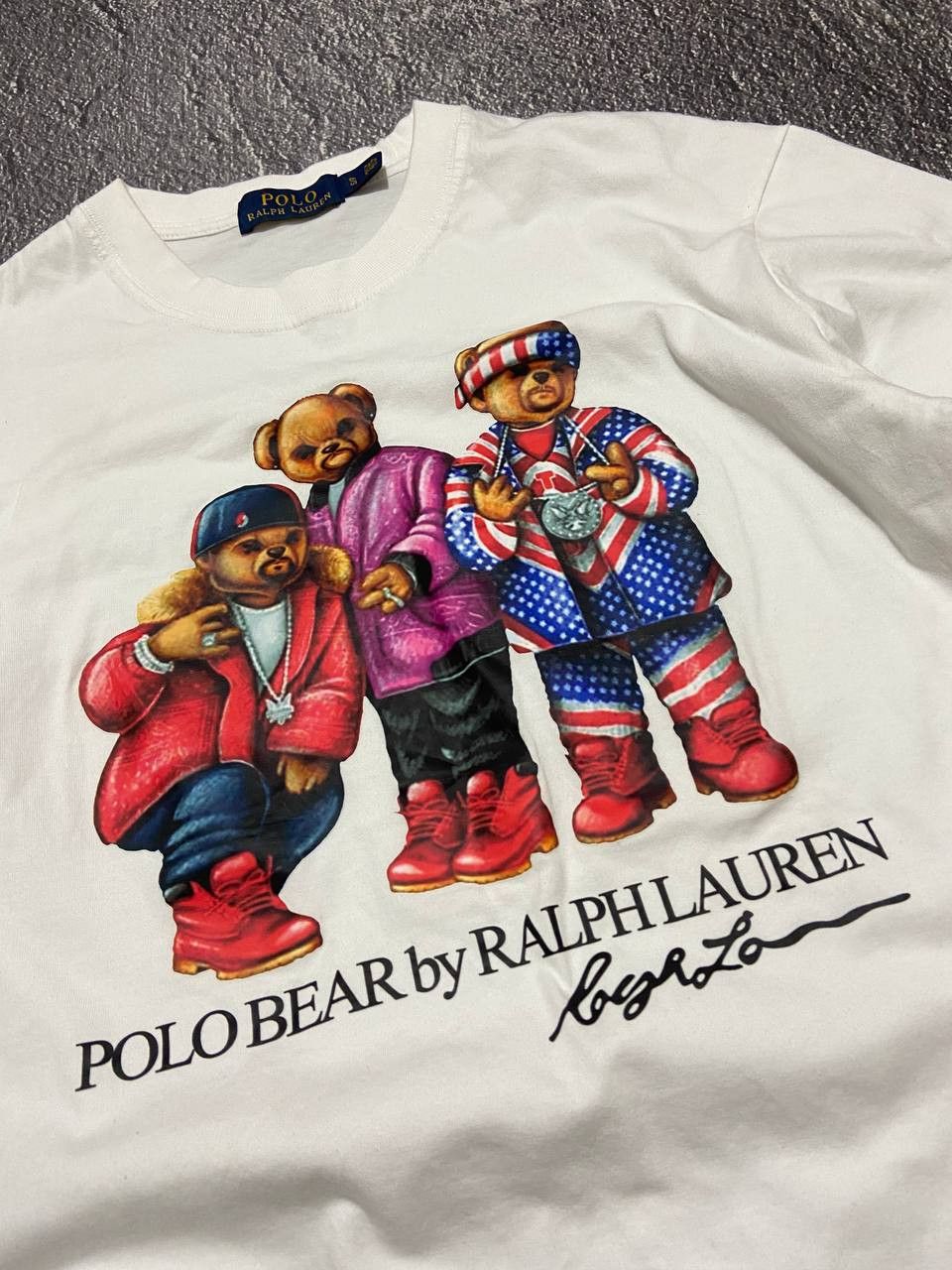 Polo Ralph Lauren Polo Ralph Lauren 3D hip hop bears big print print tee Size US S / EU 44-46 / 1 - 2 Thumbnail