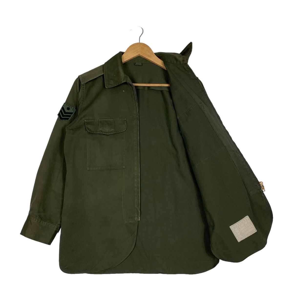 Vintage Vintage Military Army Olive Green Field Jacket #1014-C45 Size US M / EU 48-50 / 2 - 9 Thumbnail