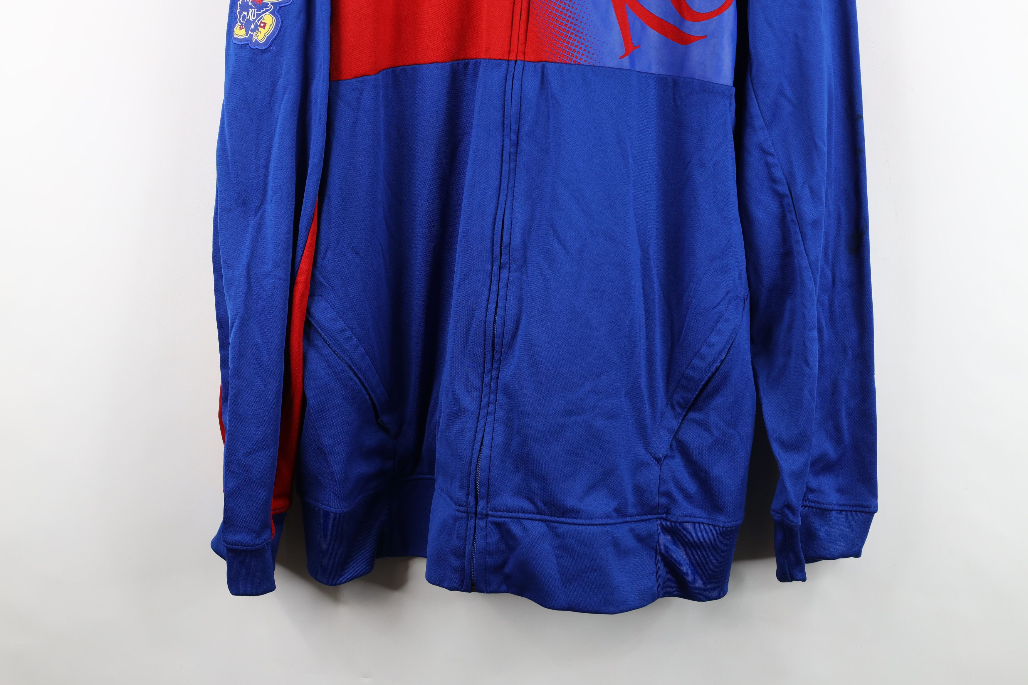 Adidas Adidas Kansas University Basketball Full Zip Jacket Blue Size US XL / EU 56 / 4 - 3 Thumbnail