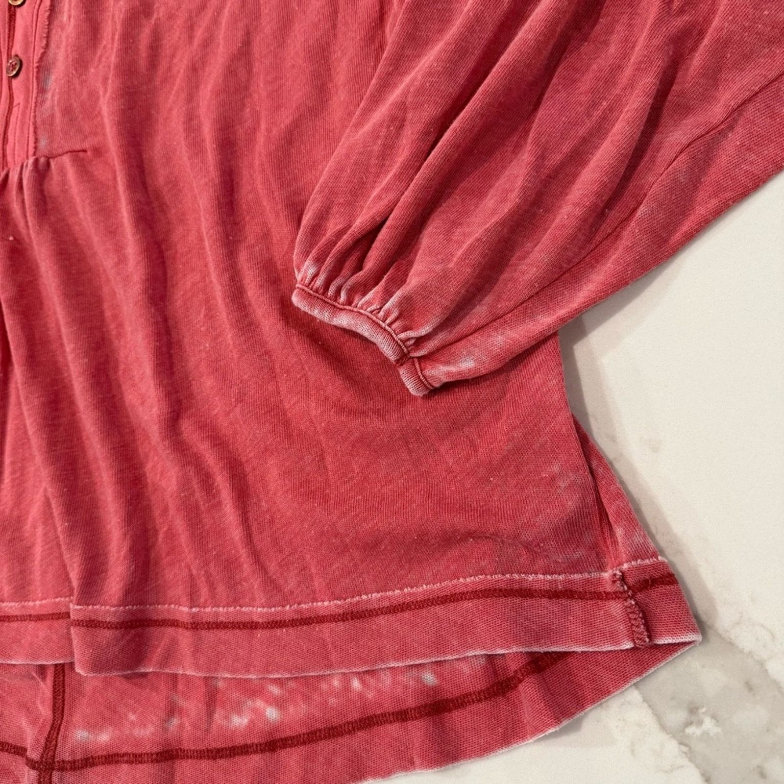 Free People Free People We The Free Acadia Henley Top Women’s XS Size XS / US 0-2 / IT 36-38 - 4 Thumbnail