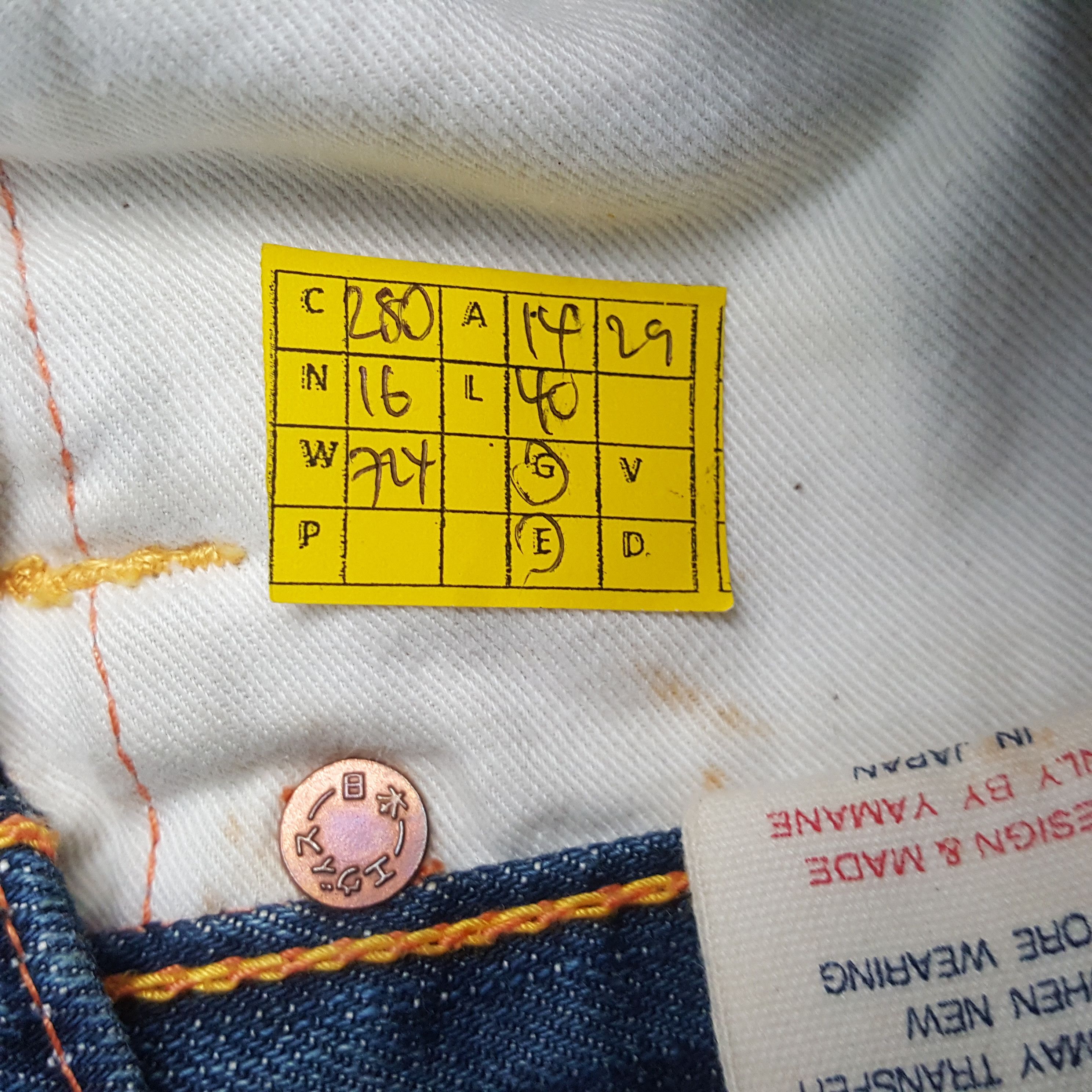 Evisu × Japanese Brand × Vintage Vintage EVISU Japanese Brand Daicock Custom Style Jeans Size US 28 / EU 44 - 15 Thumbnail