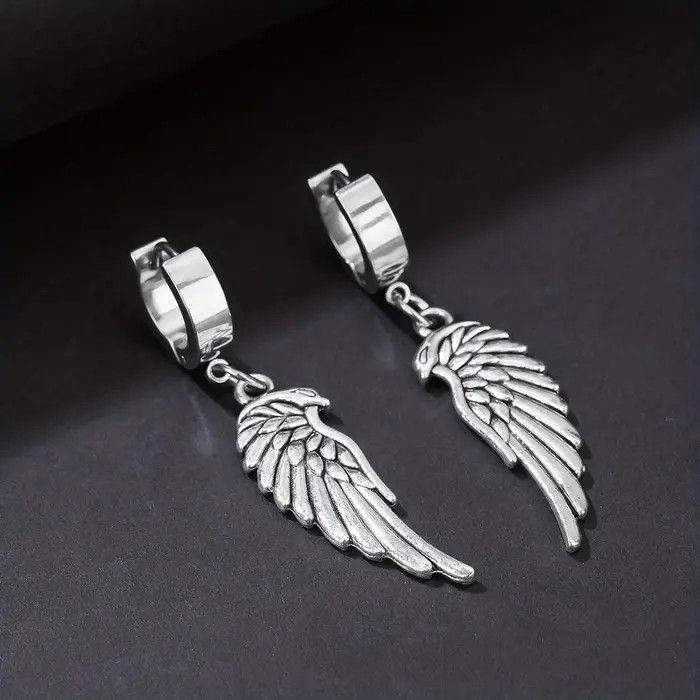 Jewelry Angel Wings Eagle Eye Earring Size ONE SIZE - 1 Thumbnail