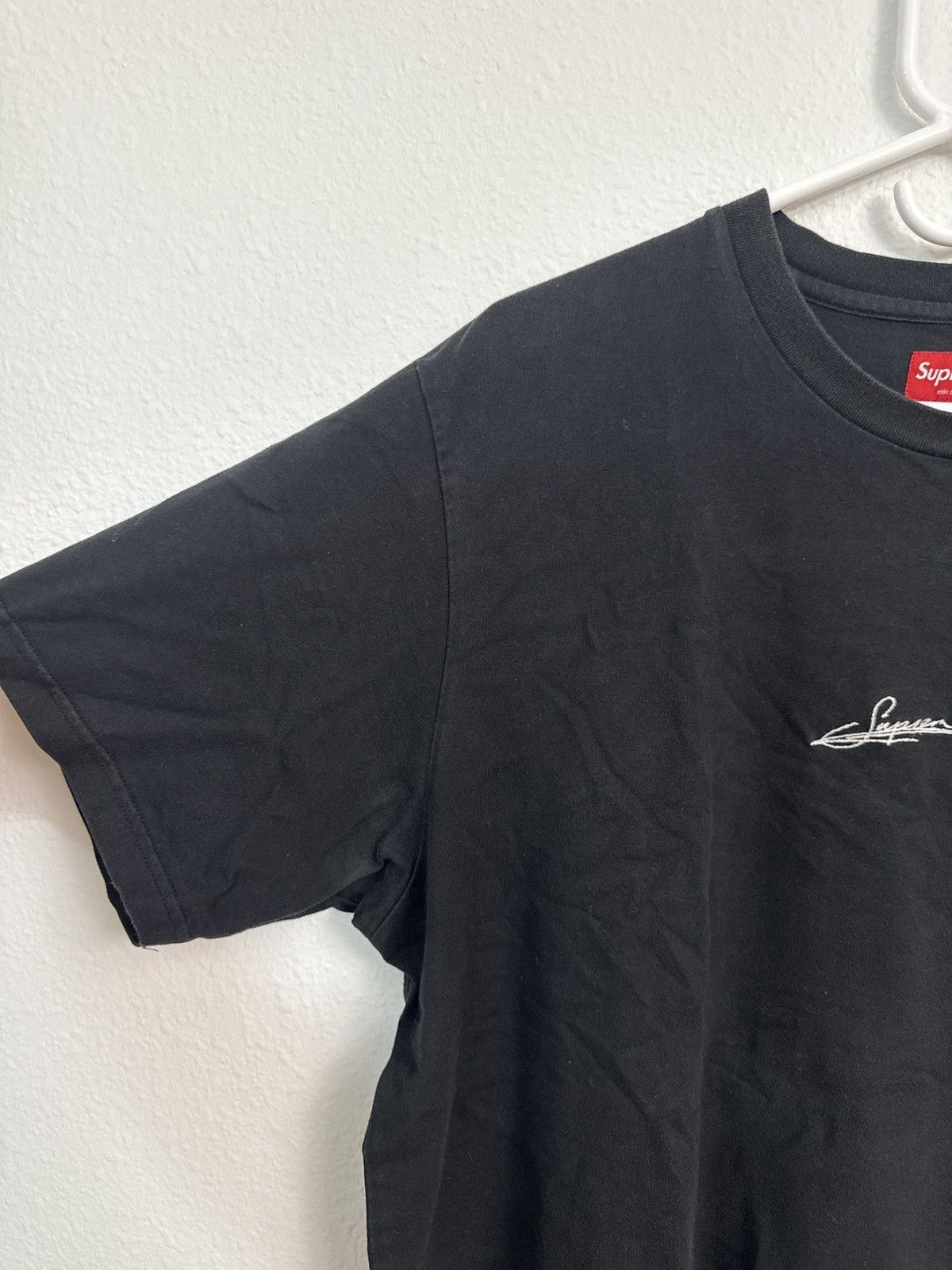 Supreme Supreme Script Signature S/S Black Large Size US L / EU 52-54 / 3 - 4 Thumbnail