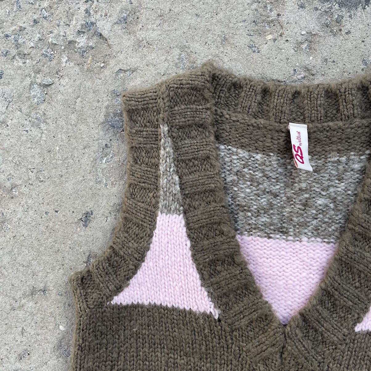 Japanese Brand × Vintage Vintage Japanese Style Knit Vest Y2K 90s Wool Size XS / US 0-2 / IT 36-38 - 5 Thumbnail