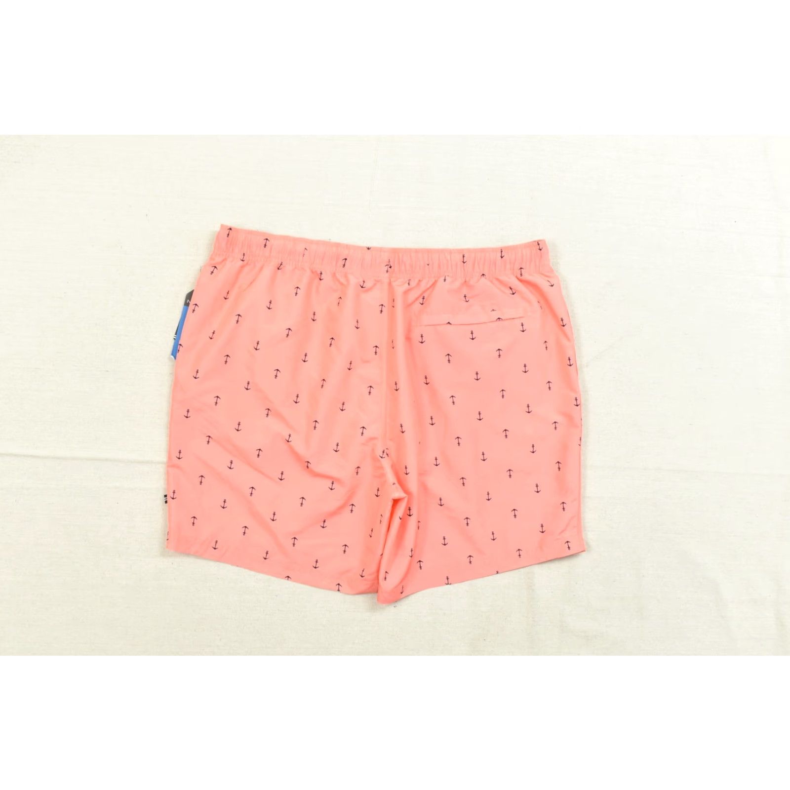 Nautica Nautica Men’s XXL Swim Trunk Shorts Pale Coral Anchor Print Quick Dry NEW Size US 39 - 8 Thumbnail