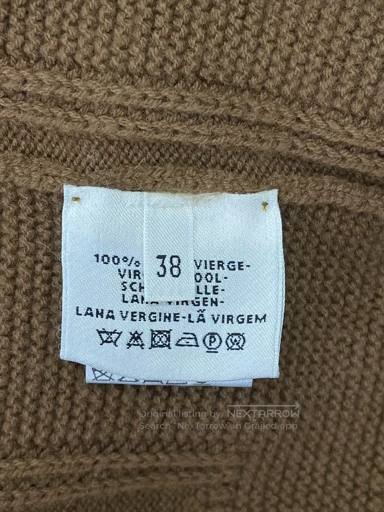 Hermes Hermes Brown Textured Knit Sweater Size XS / US 0-2 / IT 36-38 - 4 Thumbnail