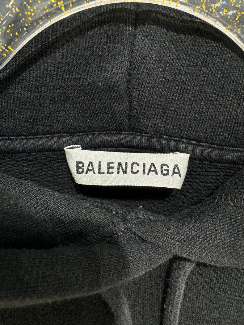 Balenciaga Balenciaga Black Eco Logo Sweatshirt Size US S / EU 44-46 / 1 - 3 Thumbnail