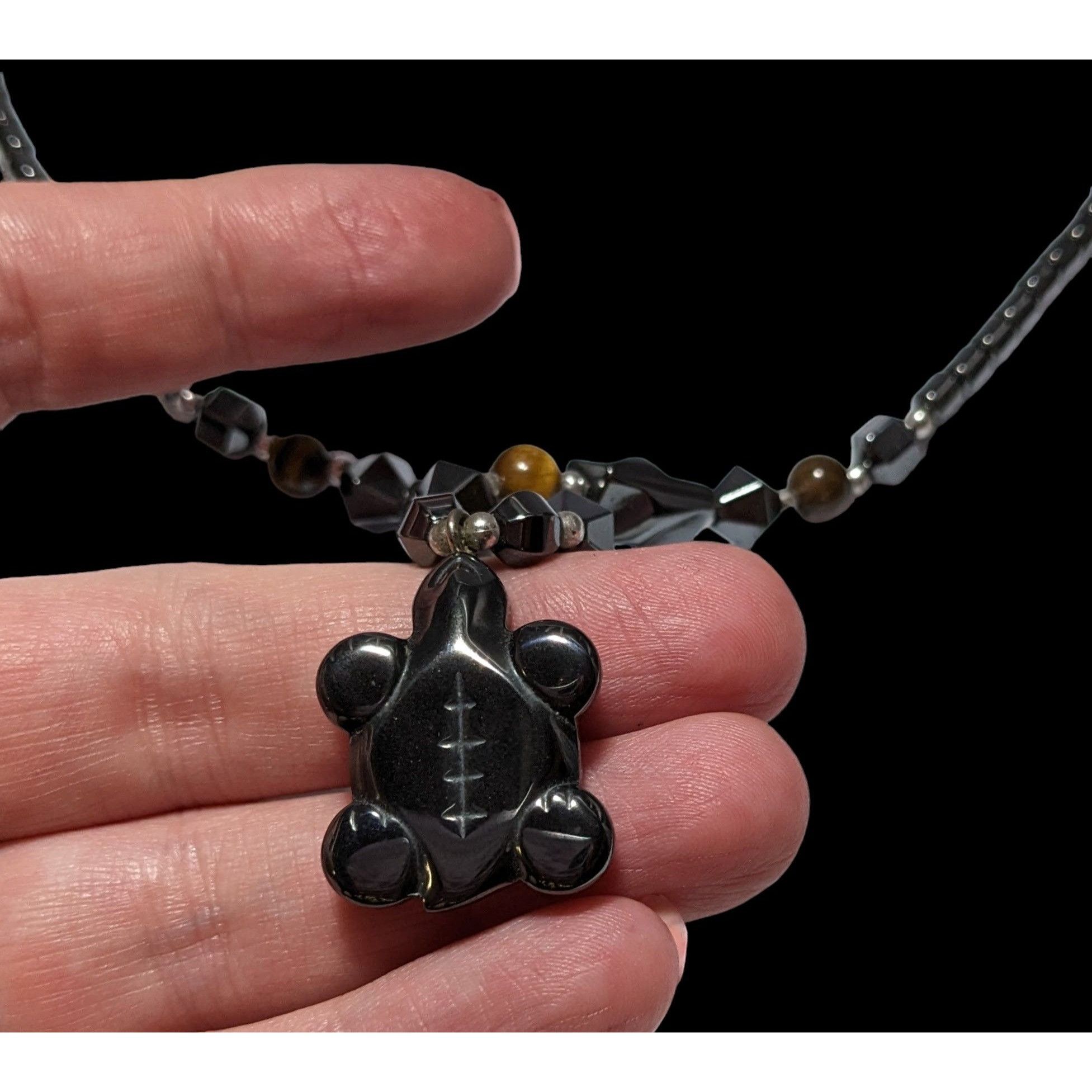 Other Hematite Turtle Necklace Size ONE SIZE - 3 Thumbnail
