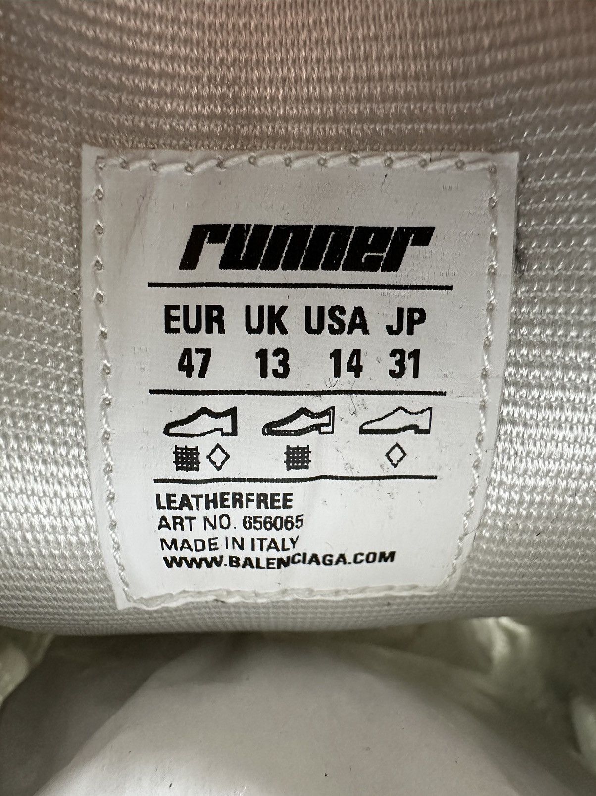Balenciaga Balenciaga Runner White Made In Italy Size US 14 / EU 47 - 7 Thumbnail