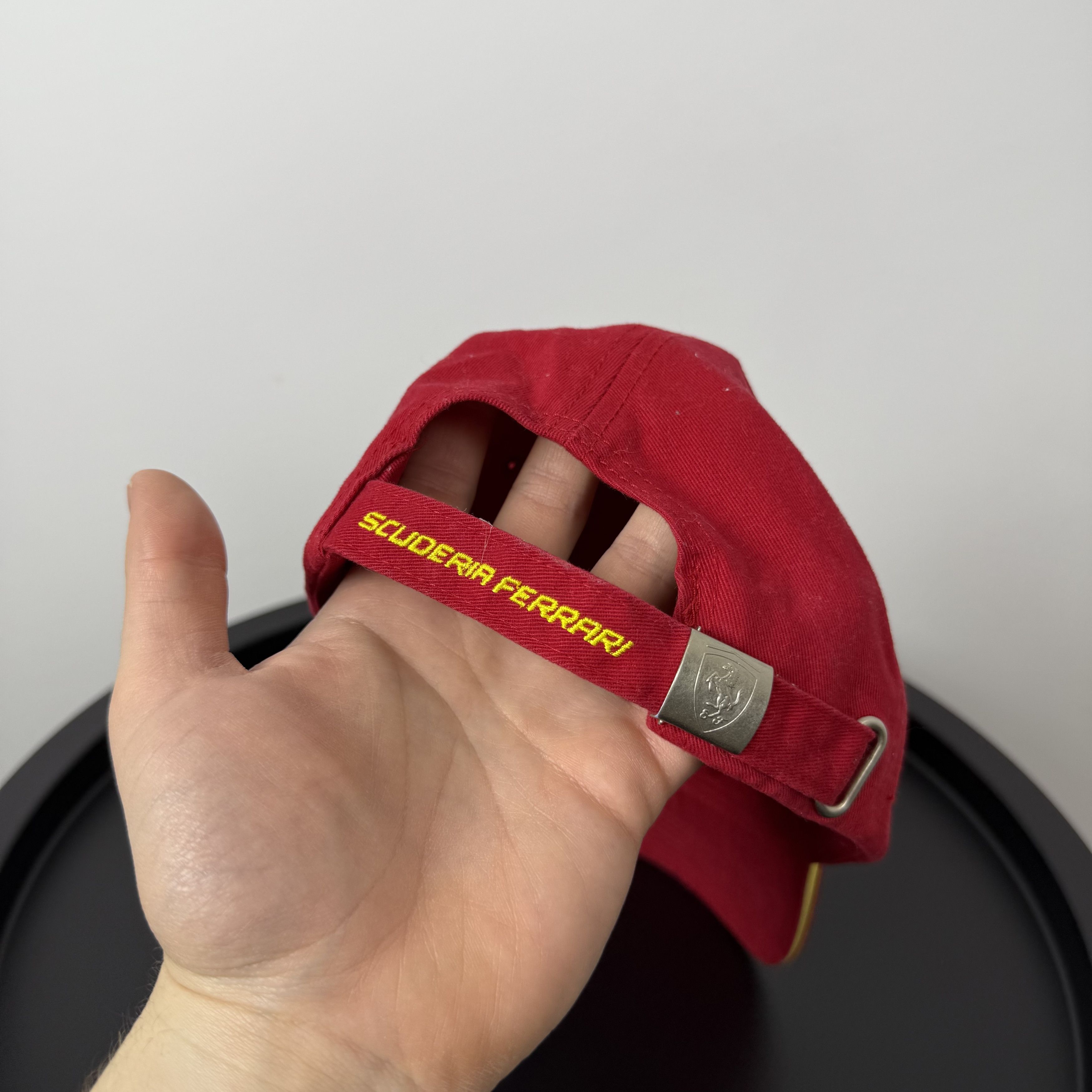 Ferrari Vintage Scuderia Ferrari 90s F1 Racing Red Baseball Cap Hat Size ONE SIZE - 3 Thumbnail