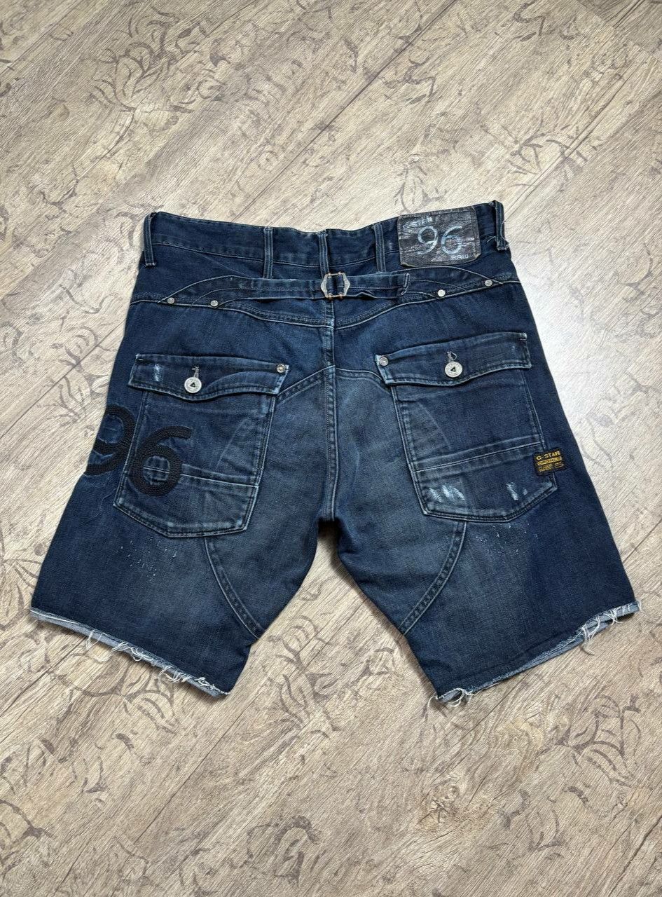 G-Star G-Star Raw 96 Cropped Y2K Bermuda Denim Shorts Size US 33 - 1 Thumbnail