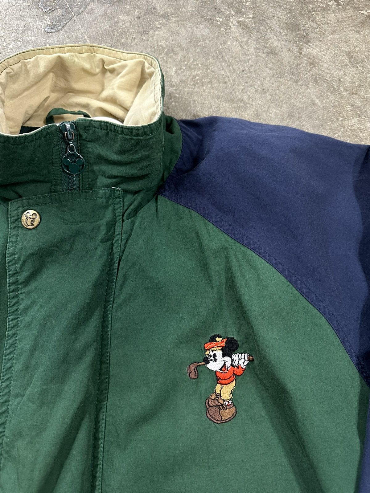 Mickey Mouse Vintage 90s Mickey & Co Golf Cartoon Jacket Size US L / EU 52-54 / 3 - 6 Thumbnail