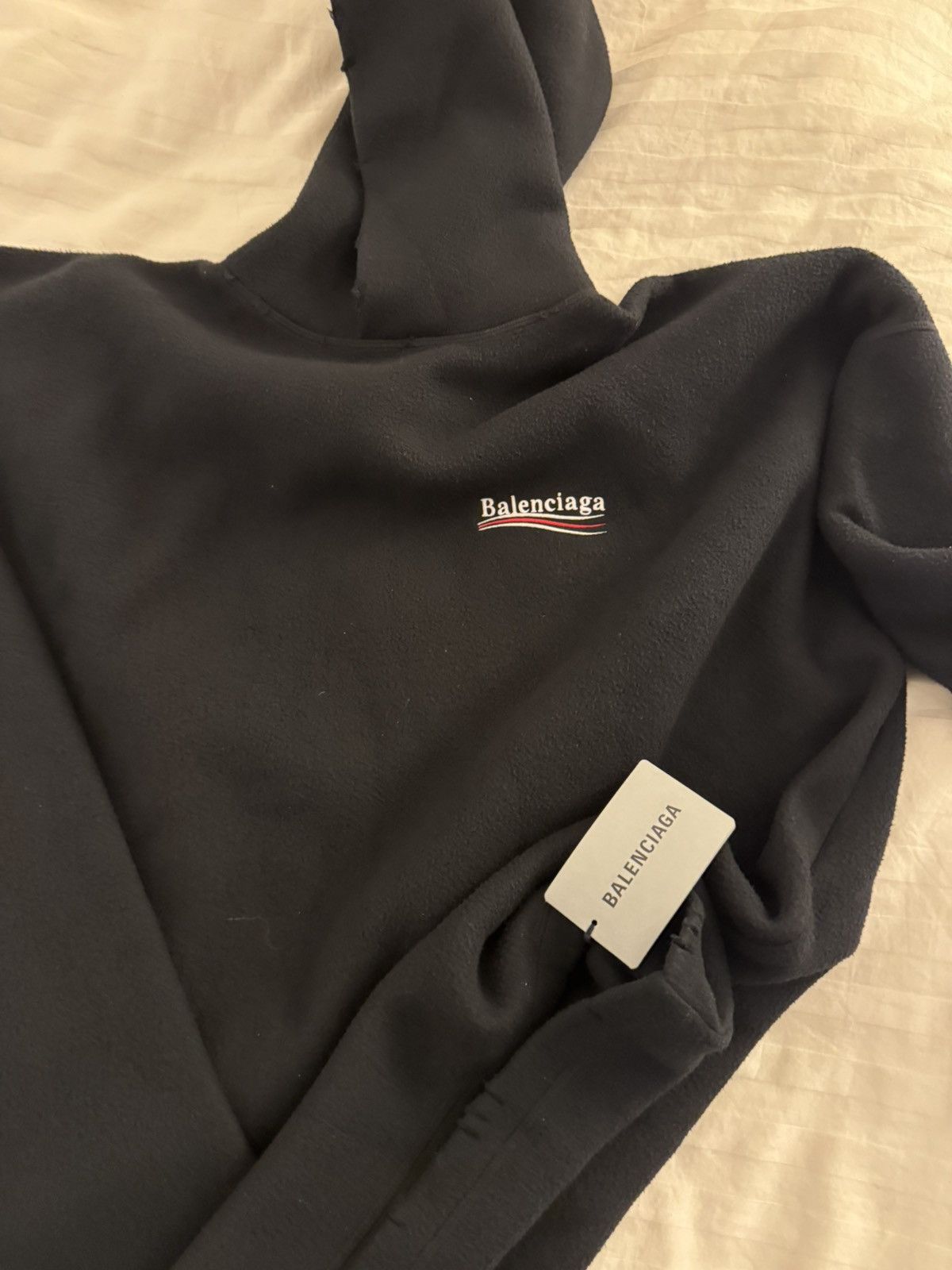 Balenciaga Balenciaga Politcal Campaign fleece hoodie Size US XS / EU 42 / 0 - 2 Thumbnail