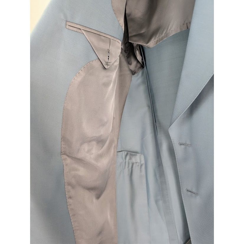 Tom Ford o1rshd1 Blazer Jacket in Light Blue Size US M / EU 48-50 / 2 - 7 Thumbnail