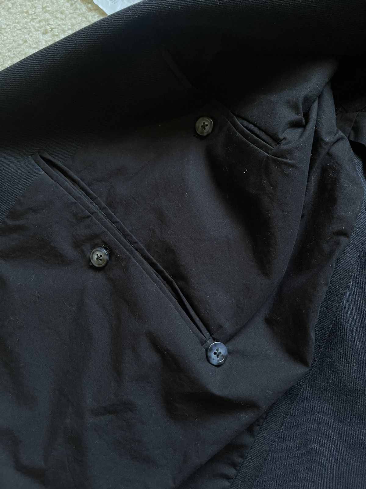 Ann Demeulemeester ANN DEMEULEMEESTER AGNES SLOUCHY JACKET FADED DENIM Size 36R - 7 Thumbnail