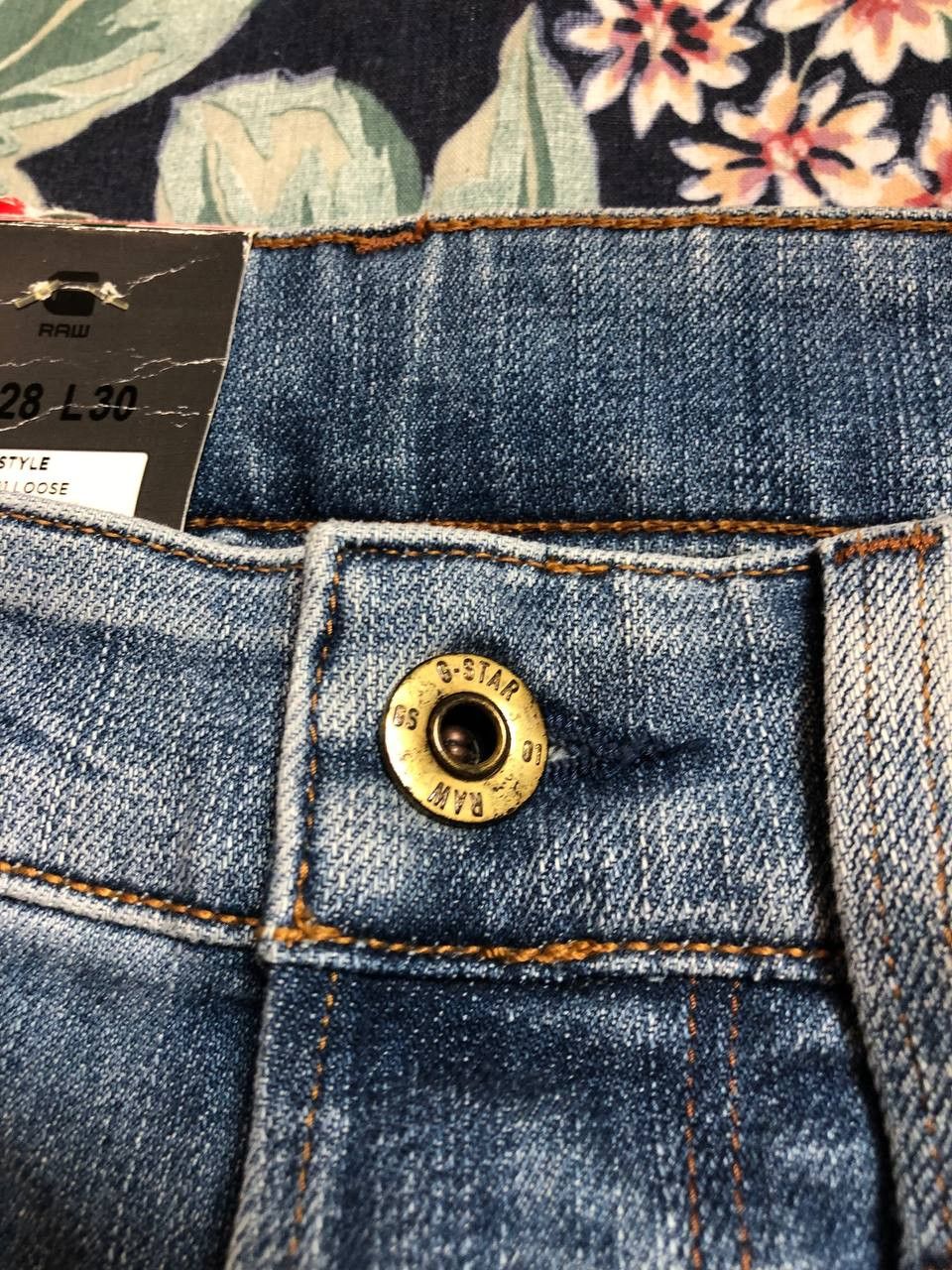 G-Star G-STAR 3301 LOOSE Jeans Faded Blue Denim STREETWEAR Size US 28 / EU 44 - 13 Thumbnail