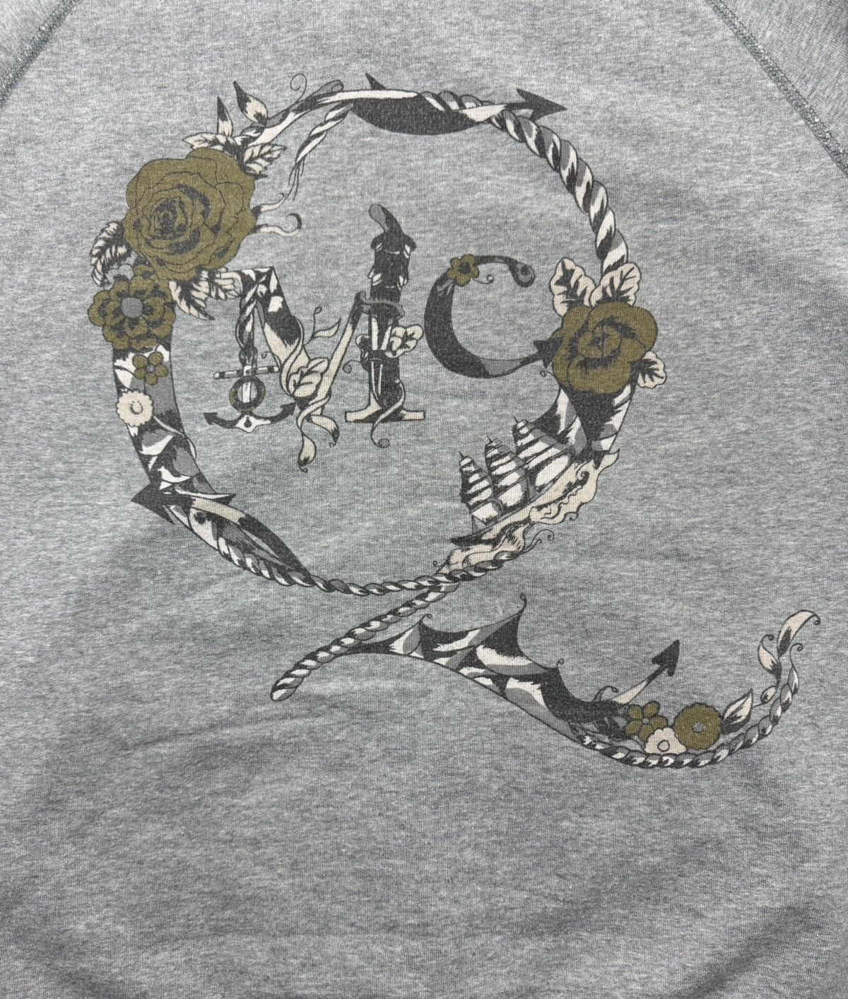 Alexander McQueen Alexander McQueen Grey Zip Up Hoodie Big Logo Authentic Size US XL / EU 56 / 4 - 16 Thumbnail