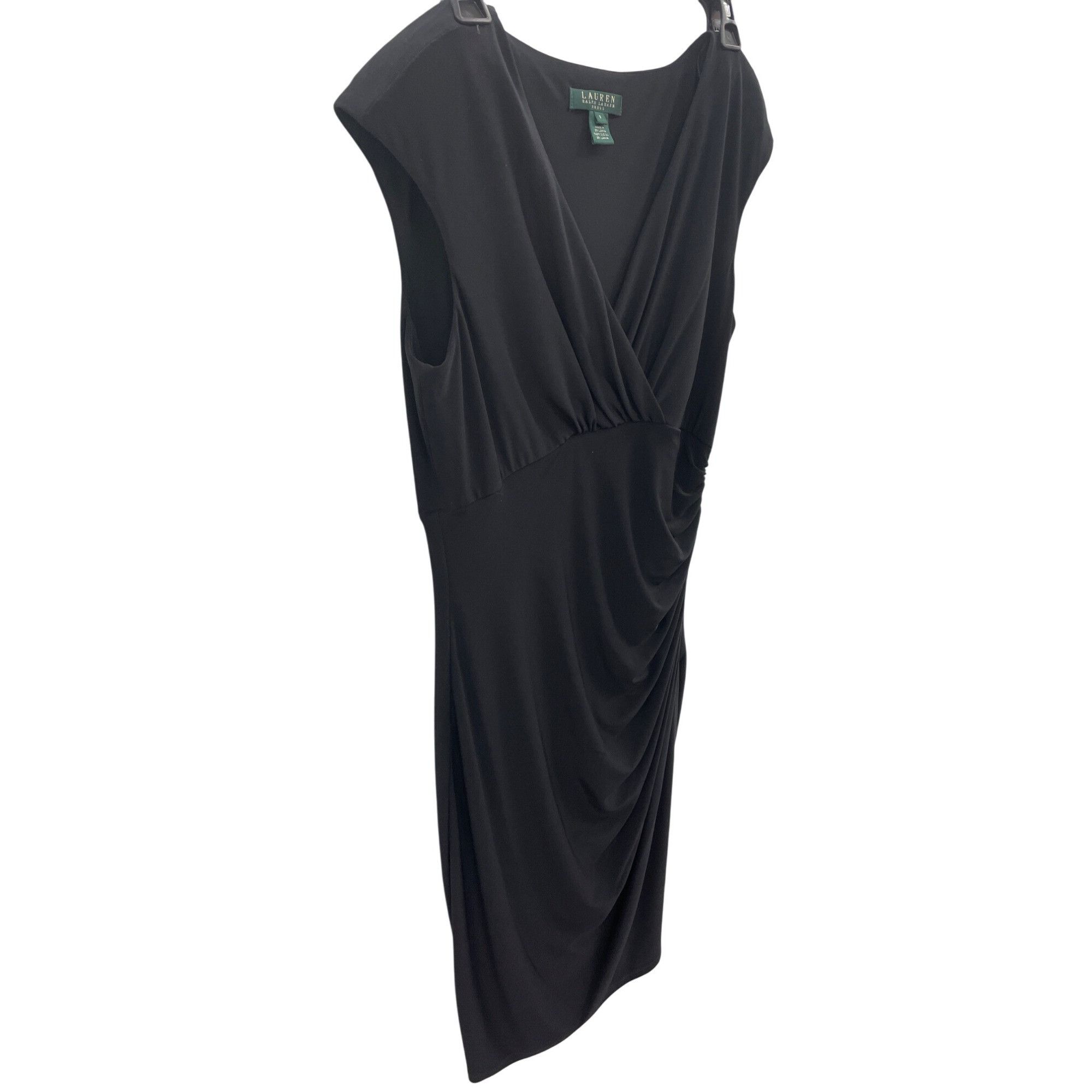 Lauren Ralph Lauren Lauren Ralph Lauren Womens Black Midi Cocktail Party Dress S Size M / US 6-8 / IT 42-44 - 12 Thumbnail