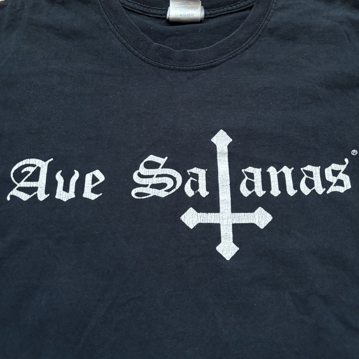 Hysteric Glamour Vintage Y2K Ave Satanas T-Shirt Size US L / EU 52-54 / 3 - 3 Thumbnail
