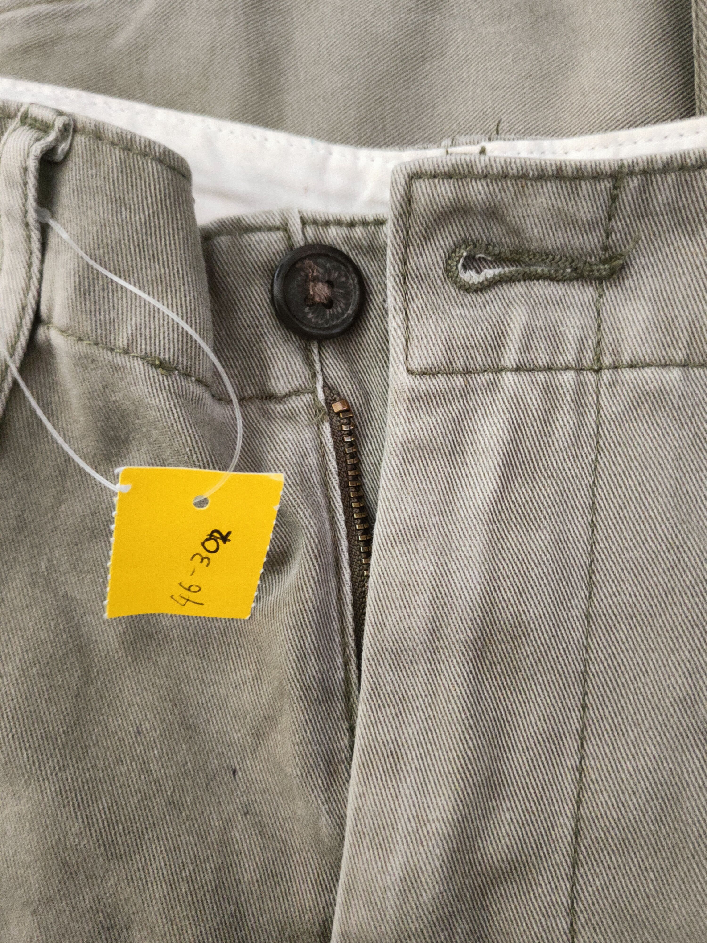 GU DL GU Olive Faded Multipocket Casual Pants #46-302 Size US 32 / EU 48 - 14 Thumbnail