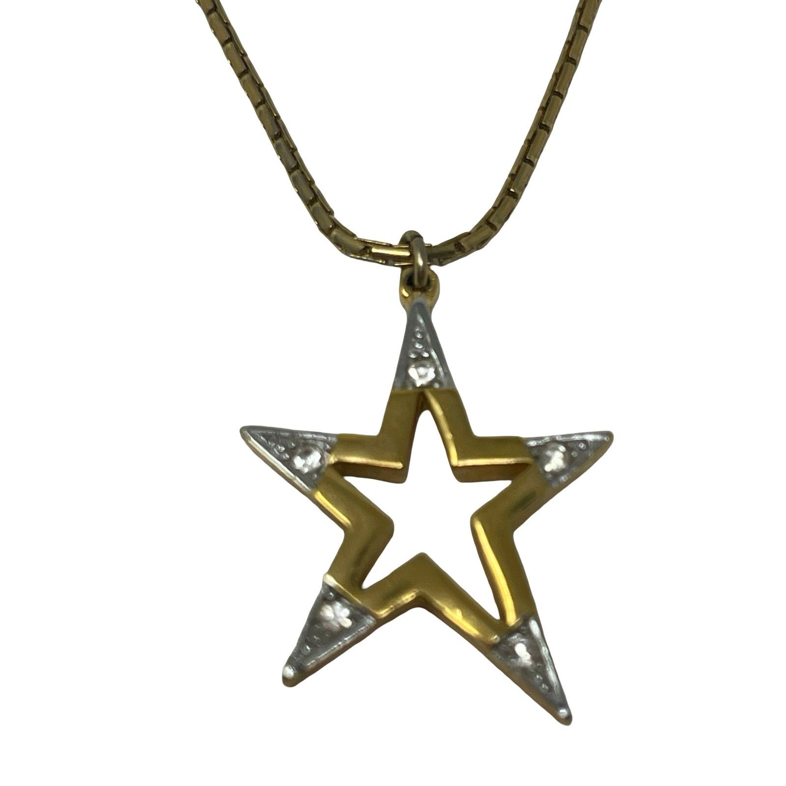 Givenchy VNTG Givenchy 1979 Gold Plated Vintage Star Pendant Necklace Size ONE SIZE - 9 Thumbnail