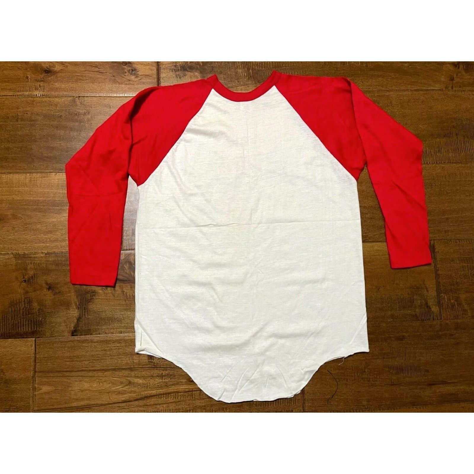 Vintage VINTAGE Hughes Aircraft Company GSG Employee Referral Sweepstakes Baseball Shirt XL White 3/4 Sleeve Mens Size US XL / EU 56 / 4 - 3 Thumbnail