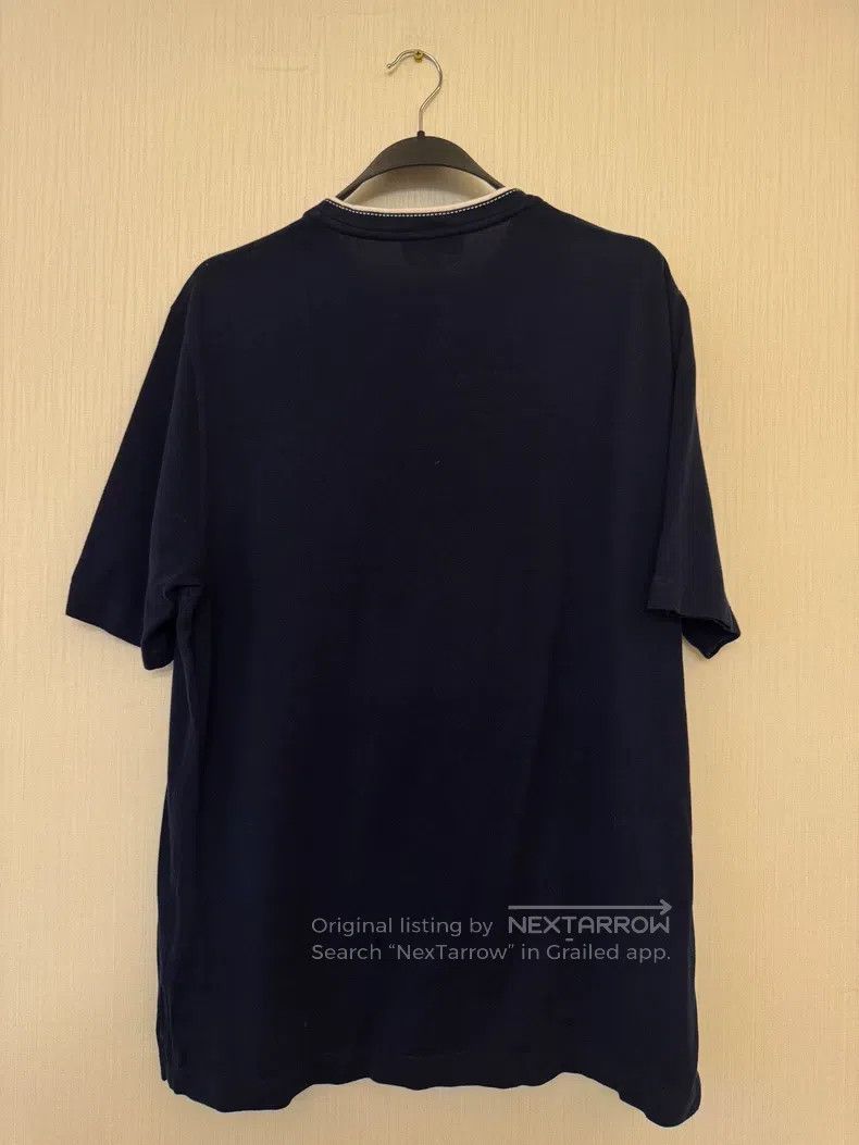 Hermes Hermes Navy Blue Embroidered Pocket White Trim T-Shirt Size US XL / EU 56 / 4 - 3 Thumbnail