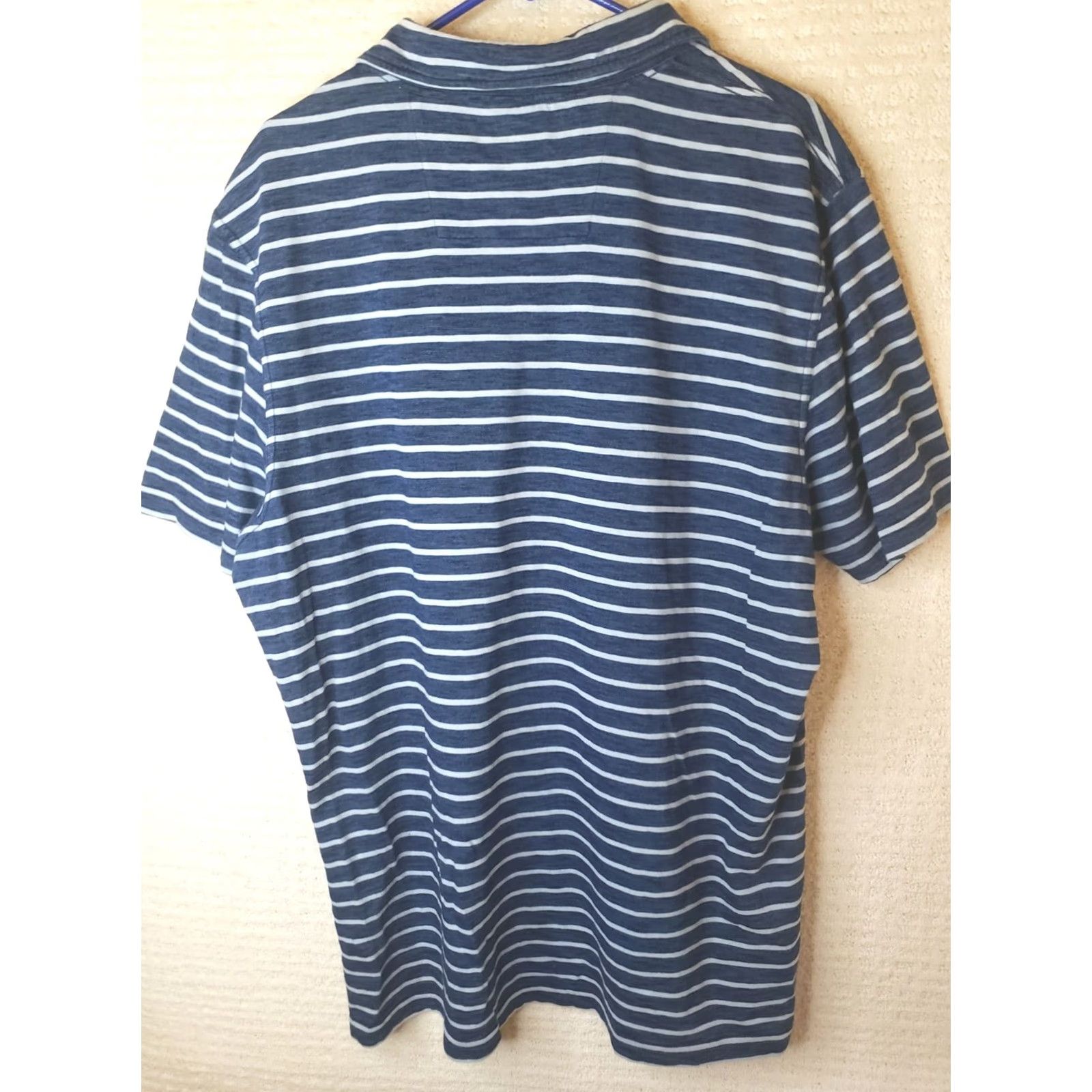 Southern Tide Southern Tide Golf Polo Shirt Mens Regular XL Blue Striped Collared Stretch Size US XL / EU 56 / 4 - 5 Thumbnail
