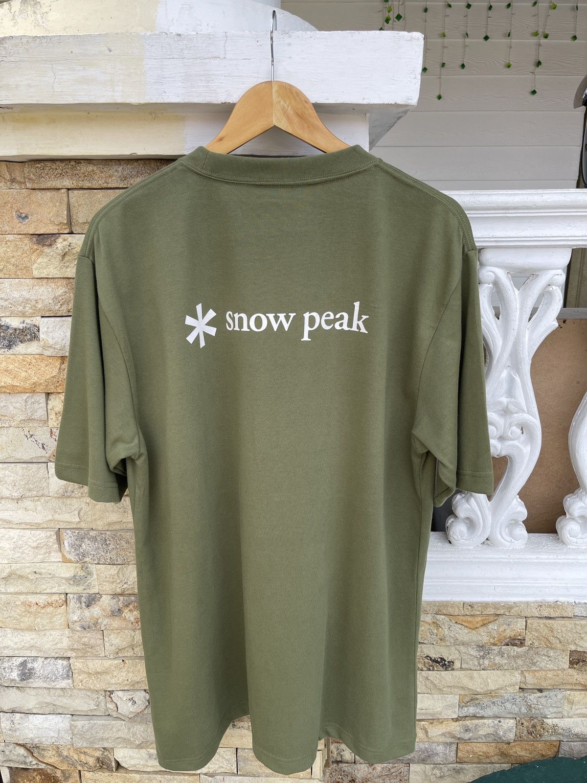 Japanese Brand Rare🔥Snow Peak Big Logo Spell Out T Shirt Size US XL / EU 56 / 4 - 1 Thumbnail