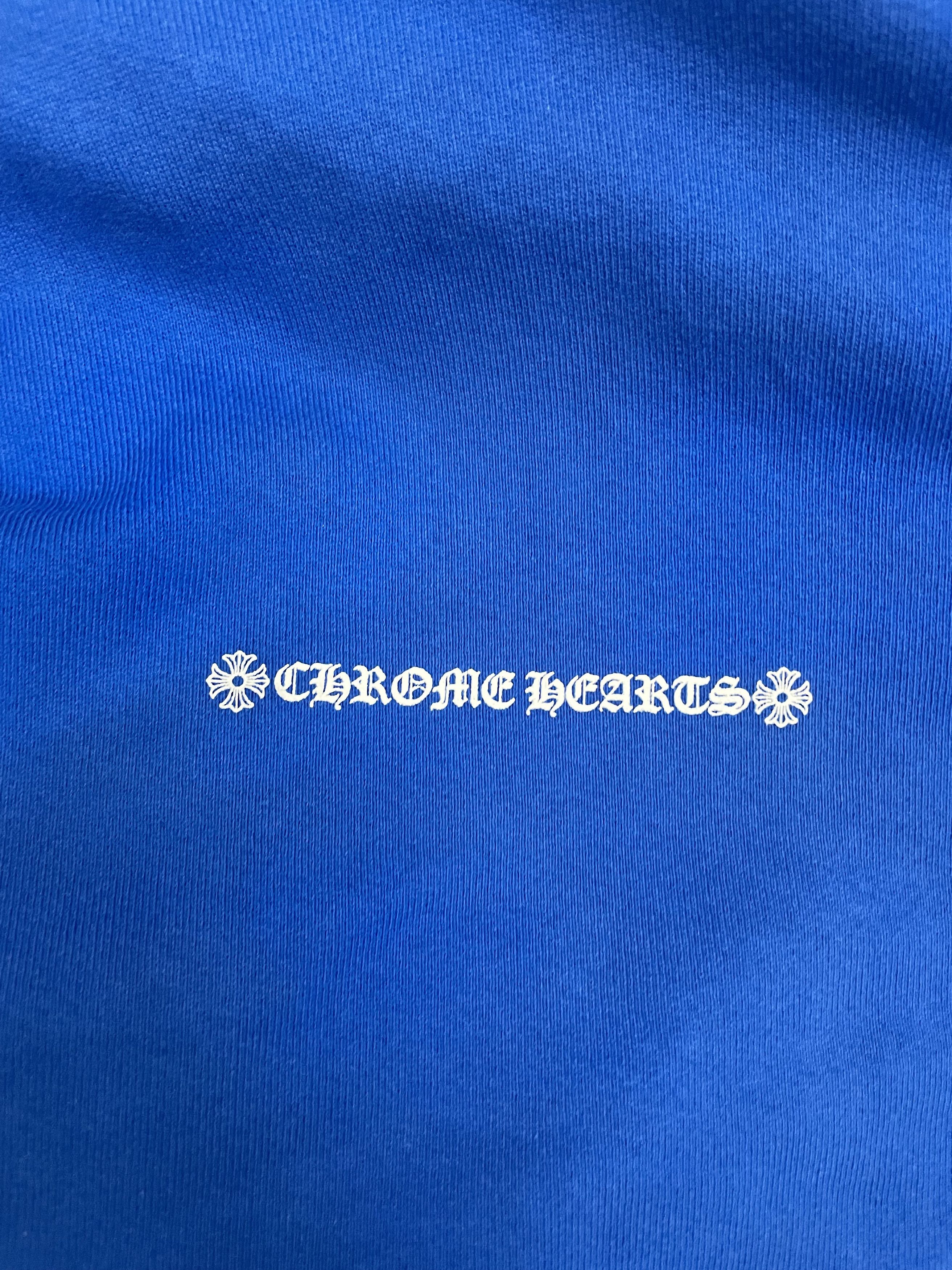 Chrome Hearts Chrome Hearts Matty Boy SPACE Logo Blue Hoodie Size US S / EU 44-46 / 1 - 5 Thumbnail