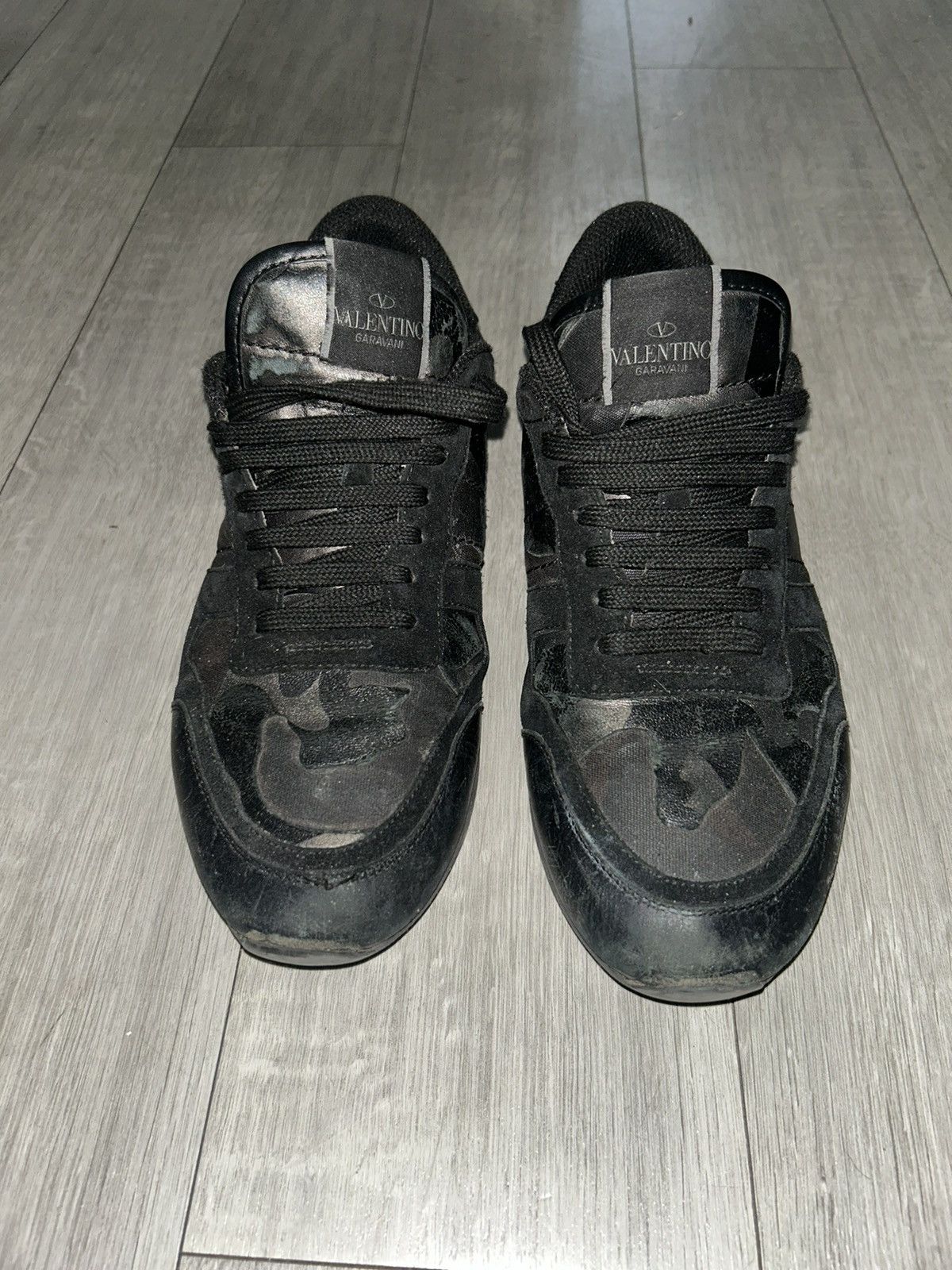 Valentino Rockrunner Camo Sneakers size 42 us 9