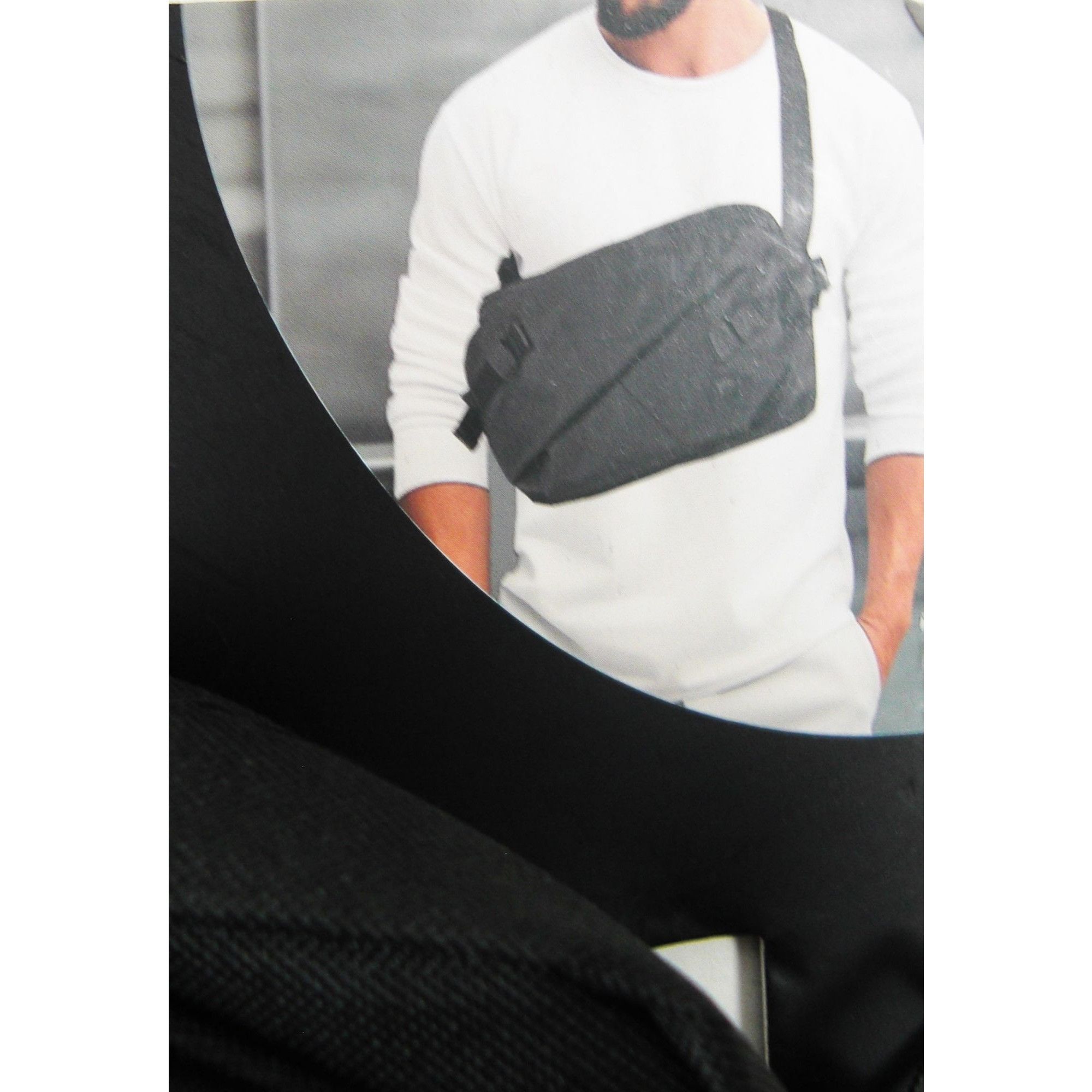 Other Crossbody Men's Water-Resistant Sling Shoulder Bag Black New Size ONE SIZE - 6 Thumbnail