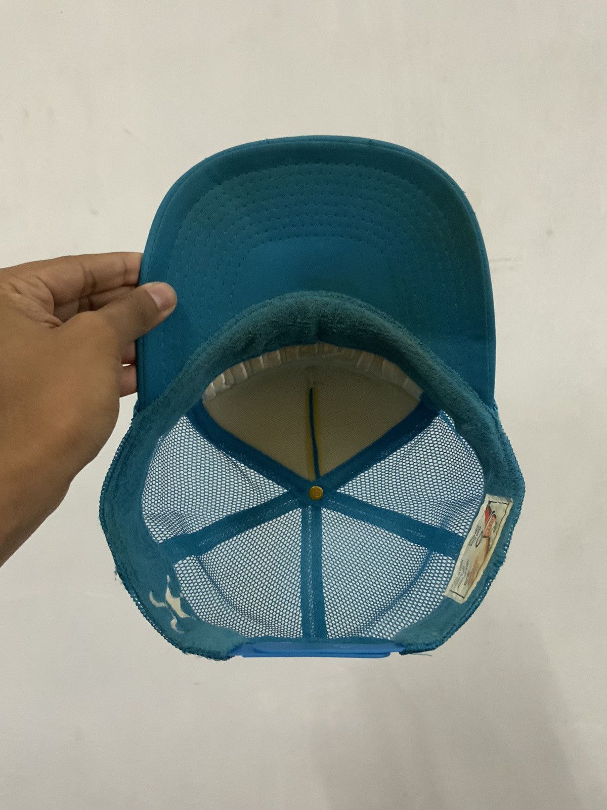 Japanese Brand King Size Embroidered Otto Trucker Hat Size ONE SIZE - 7 Thumbnail