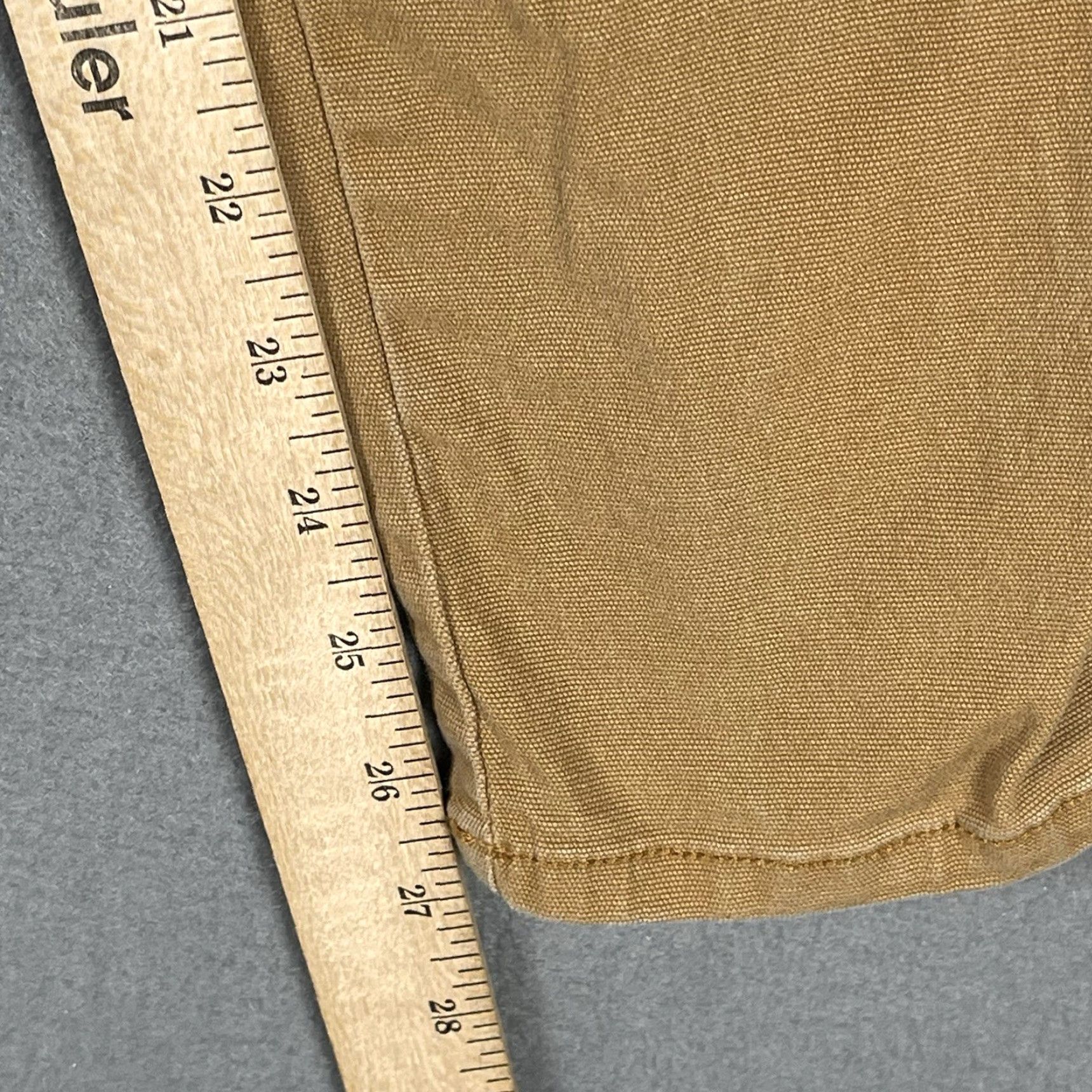 Vintage Lincoln Outfitters Women’s Pants Carpenter Size 2 Duck Brown Cotton Spandex Straight Leg Workwear Pockets Vintage? No Size 26" / US 2 / IT 38 - 6 Thumbnail
