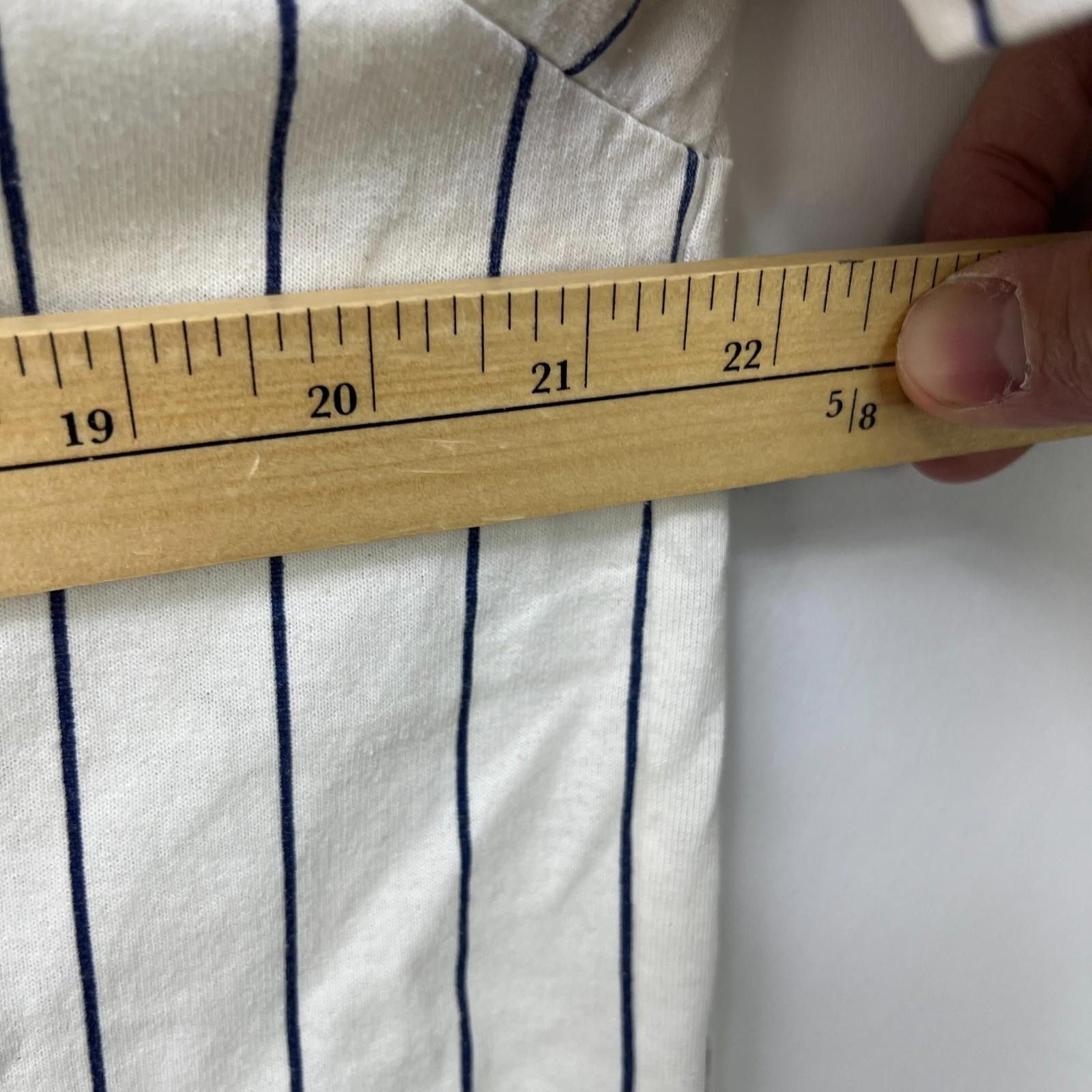 Other Vintage 90s Cleveland Indians Pinstripe Button-Up Jersey XL Size ONE SIZE - 7 Thumbnail