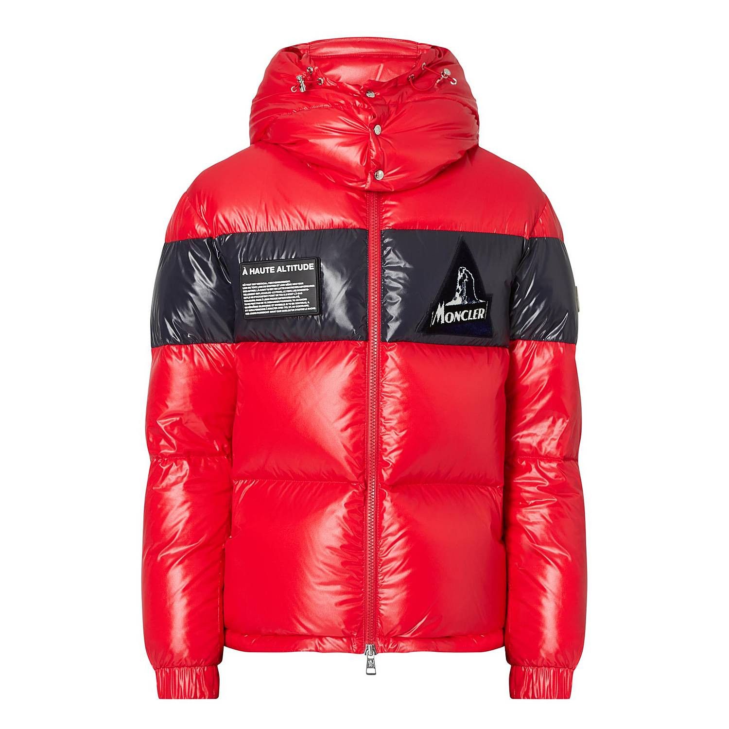 Moncler Moncler Gary Down Jacket Red White Men's Size 4 | Grailed