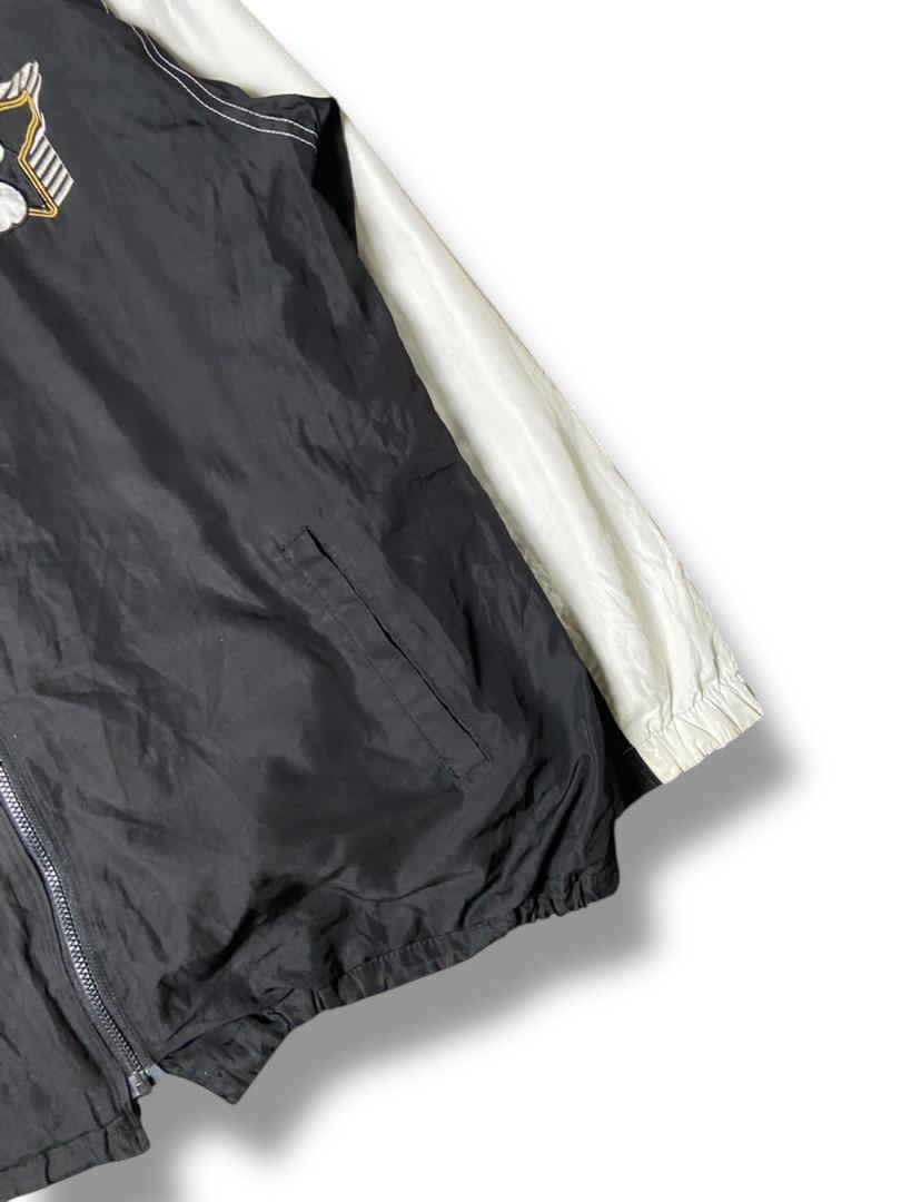 Japanese Brand Norakuro Black Lucky Embroidered Zip Up Jacket (172) Size US L / EU 52-54 / 3 - 6 Thumbnail
