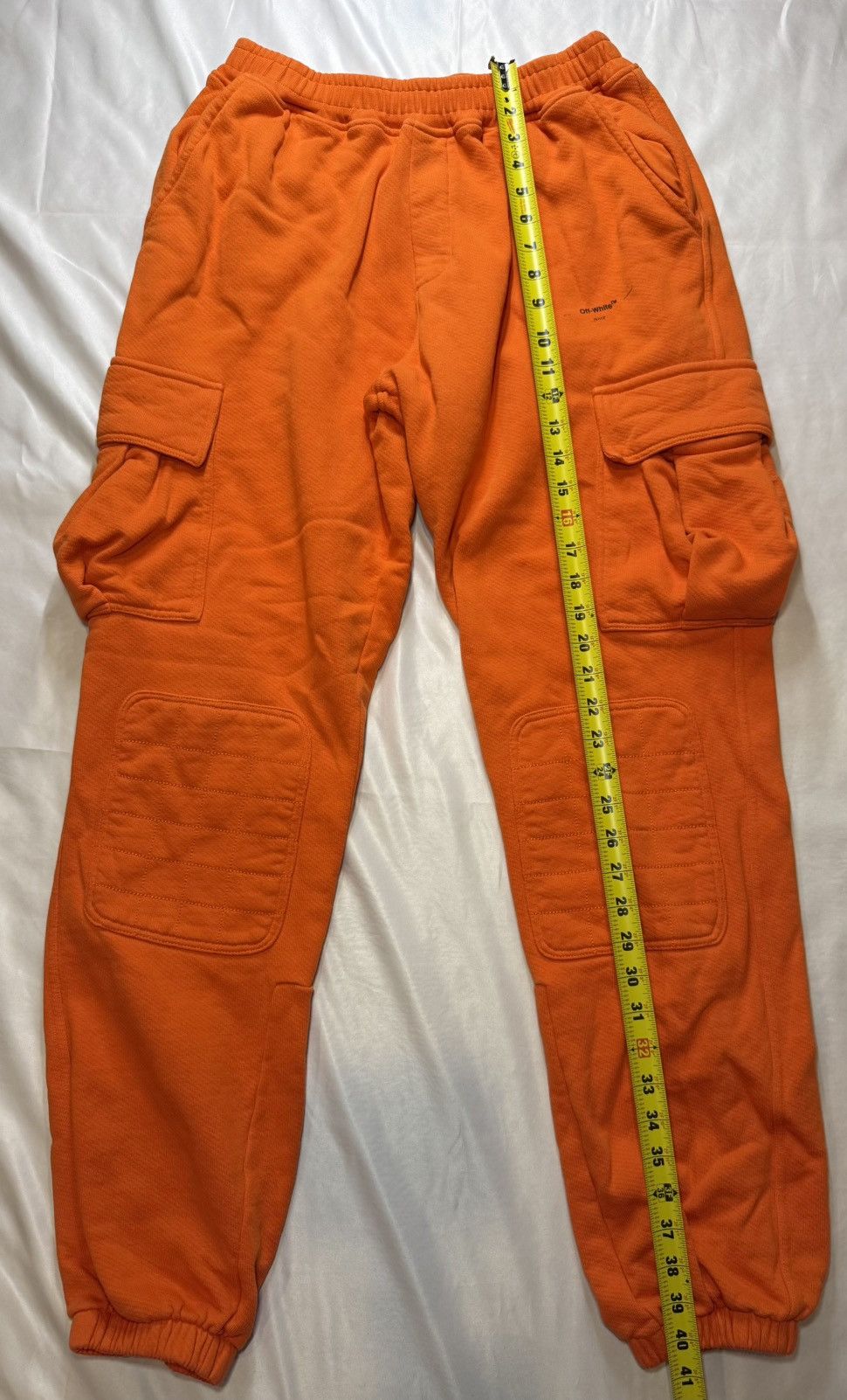 Off-White 2013 Off-White Logo NEW Cargo Cuffed Jogger Sweatpant Medium Size US 32 / EU 48 - 17 Thumbnail