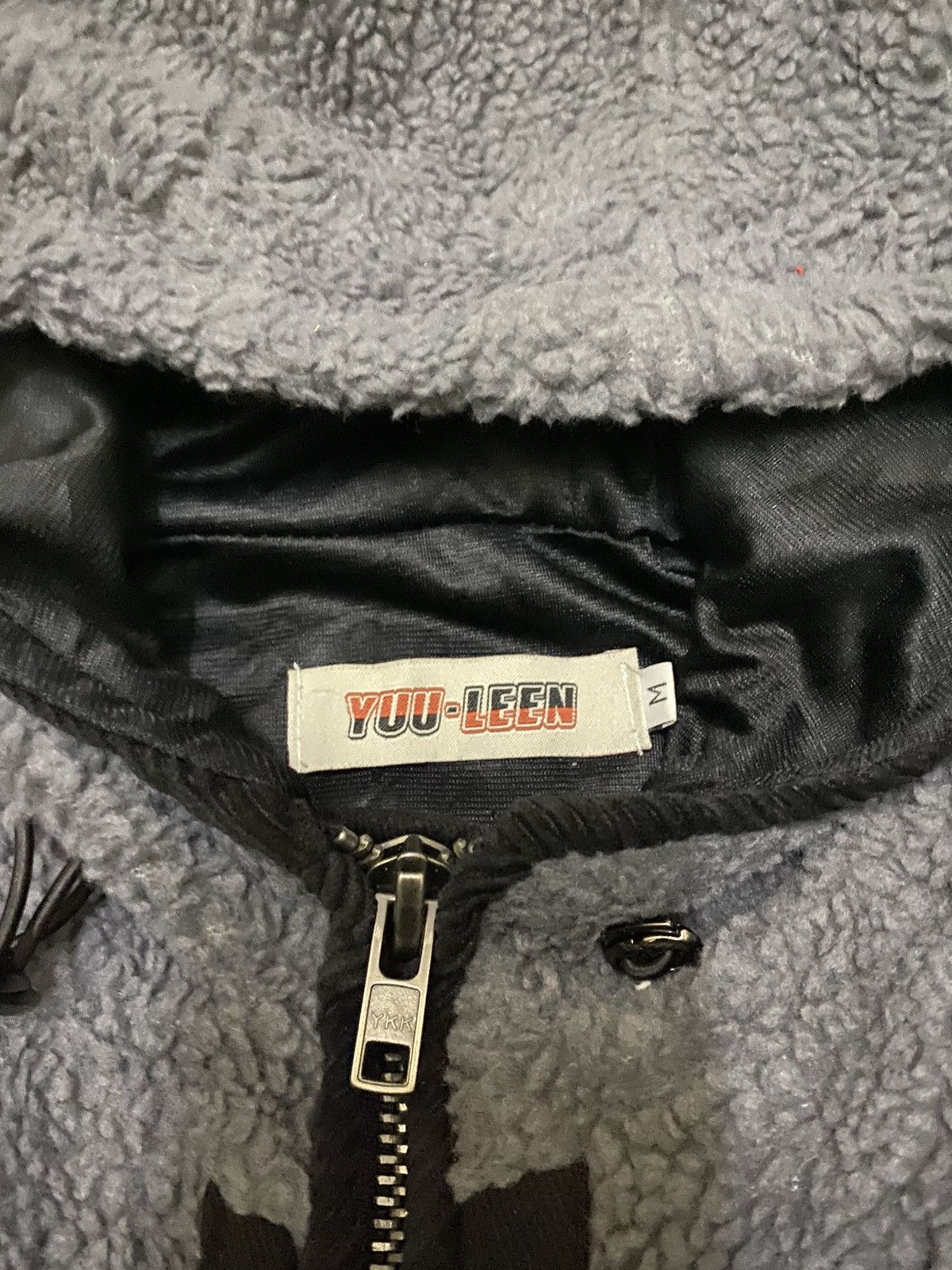 Japanese Brand YUU-LEEN MULTI ZIPPER POCKET FLEECE HOODIE Size US M / EU 48-50 / 2 - 7 Thumbnail