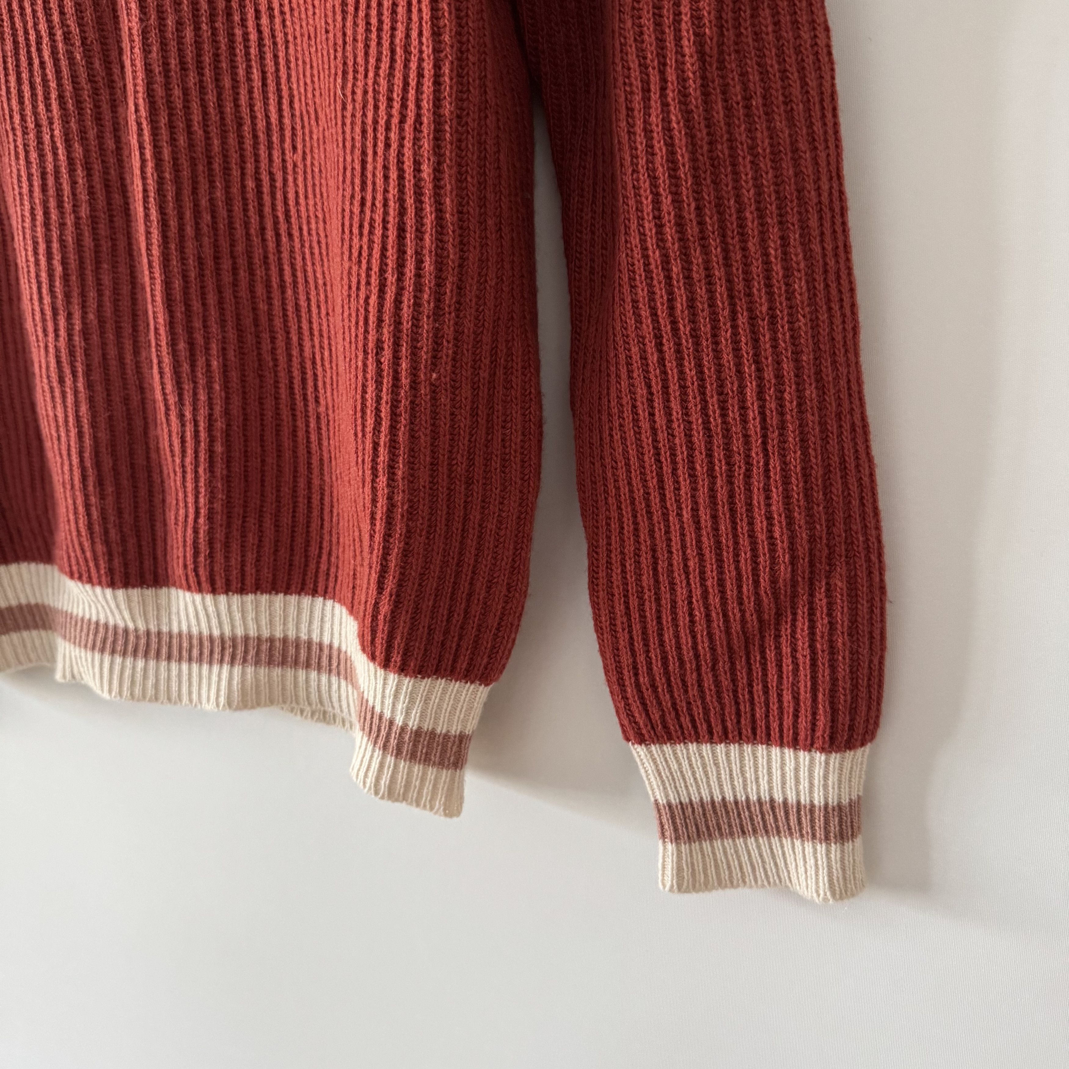 Altea Altea Milano Ribbed Knitted Cashmere Red Sweater Size S Size S / US 4 / IT 40 - 7 Thumbnail