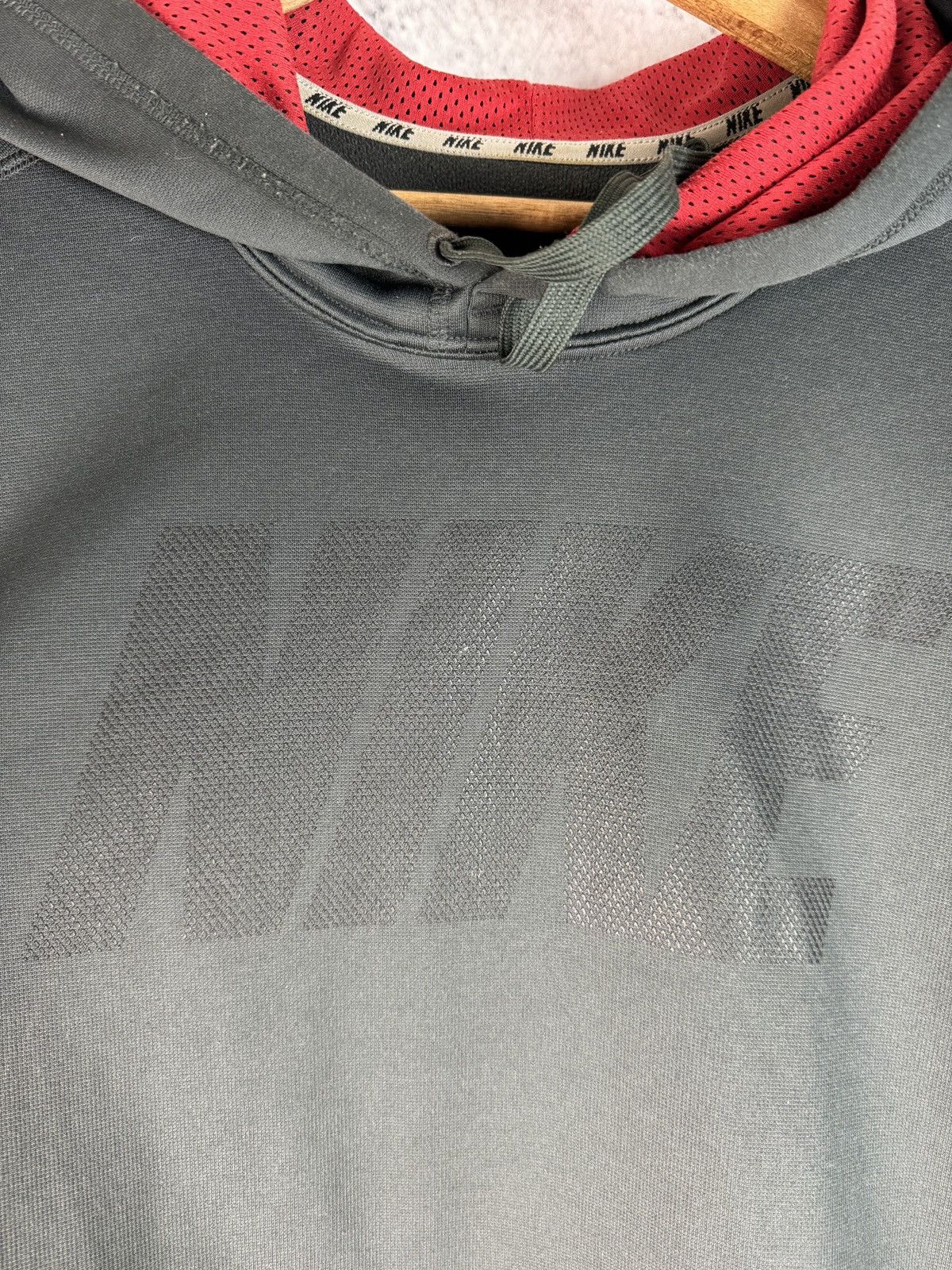 Nike Vintage CRAZY Boxy Y2K Nike Spellout thermal Hoodie Size US XL / EU 56 / 4 - 3 Thumbnail